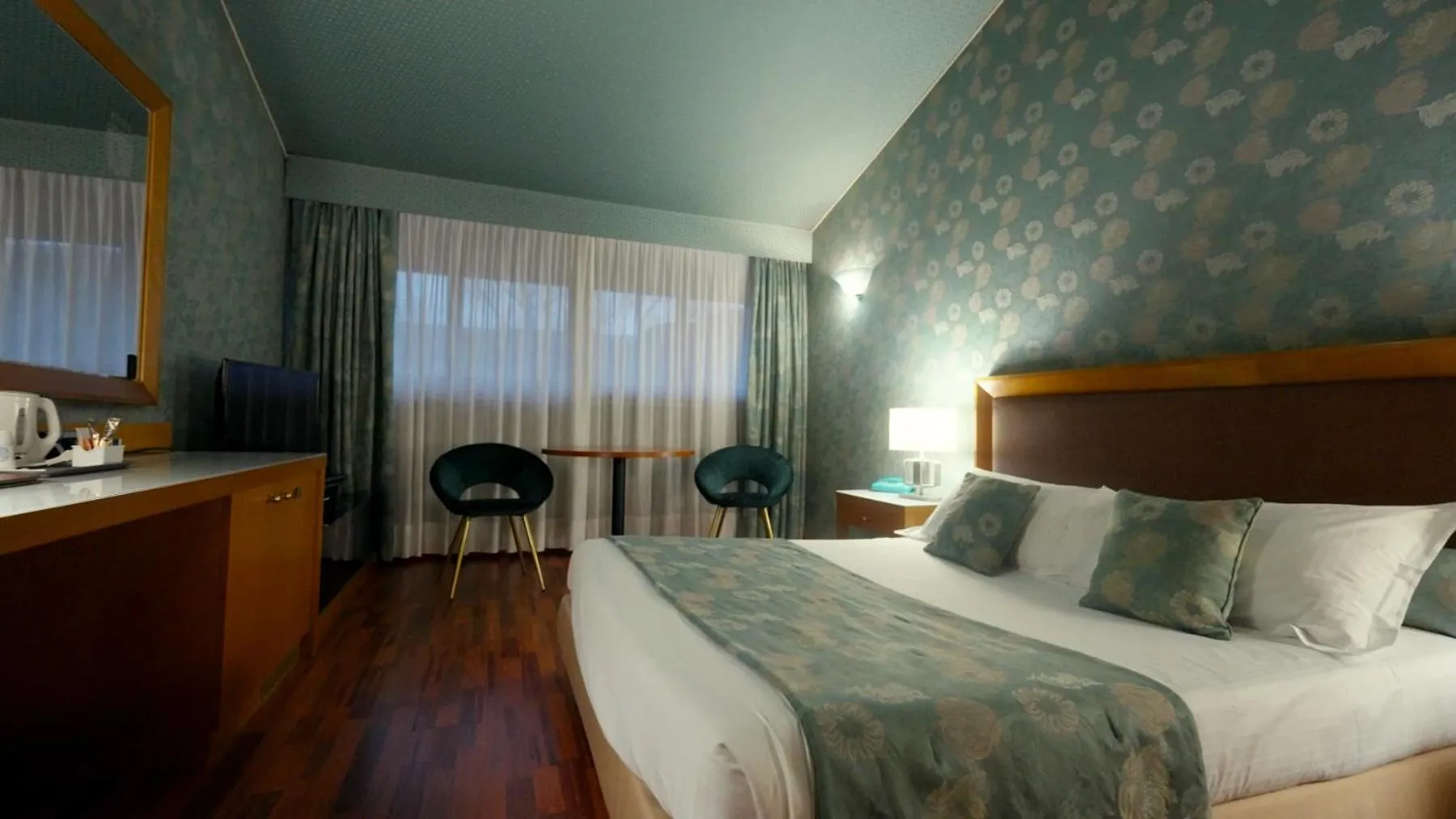 Bed in Hotel Motel Visconteo