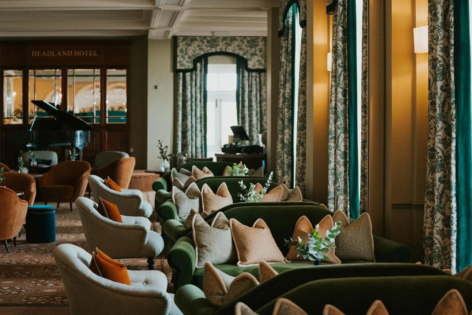 Restaurant/places to eat in The Headland Hotel and Spa