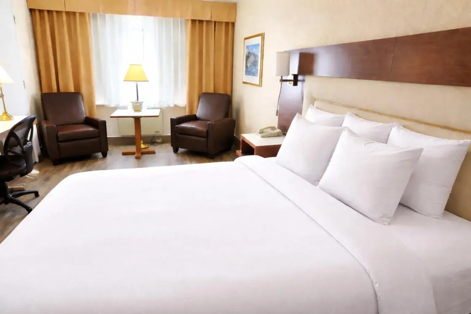 Bed in Quality Inn & Suites Bed in Quality Inn & Suites