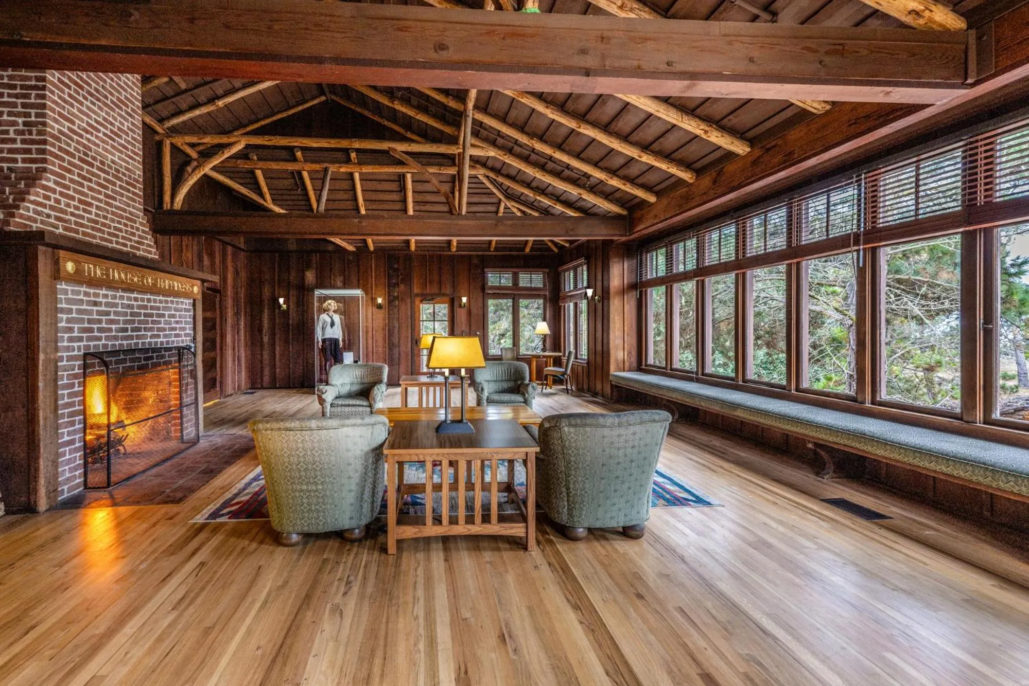 Seating area in Asilomar Conference Grounds