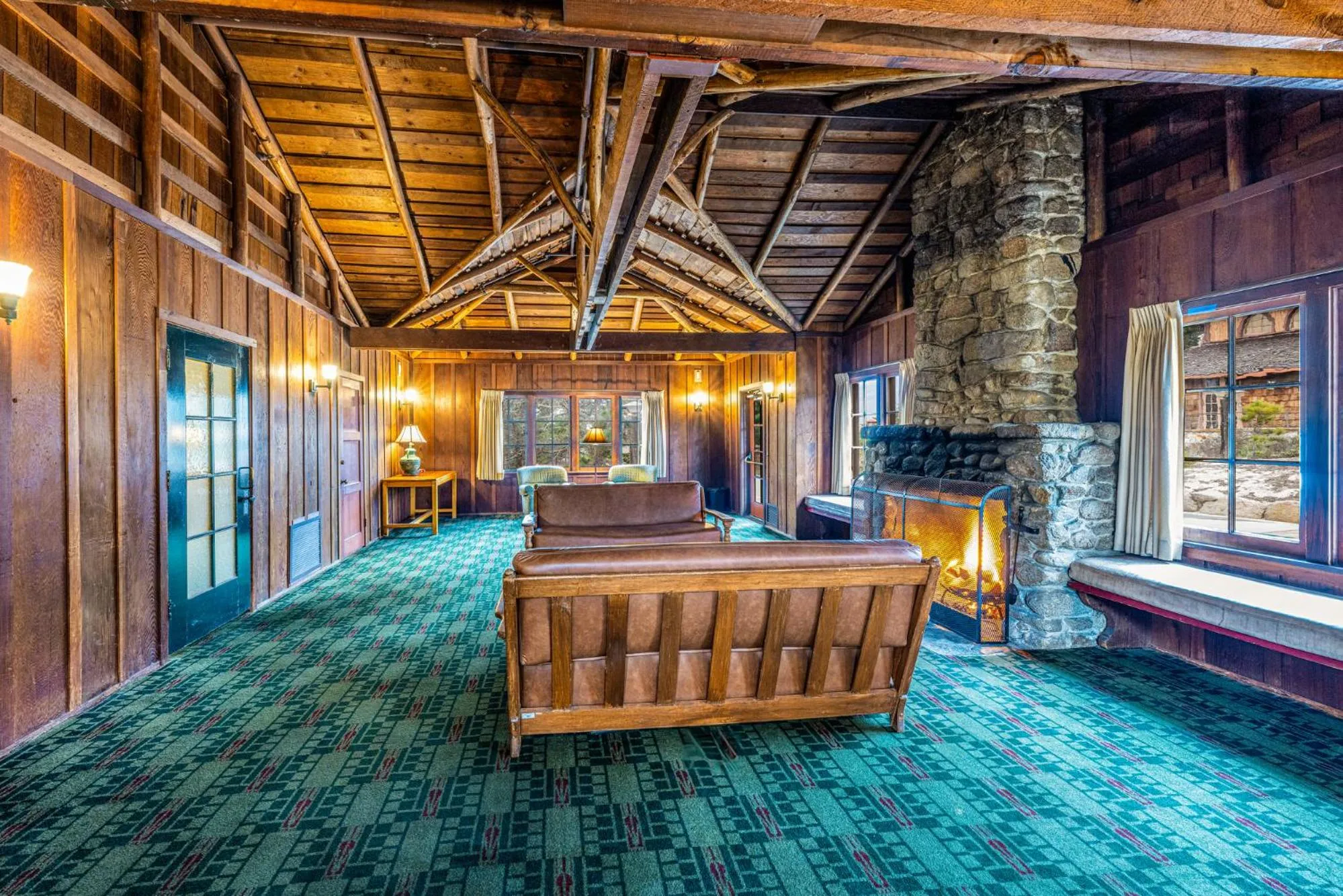 Seating area in Asilomar Conference Grounds