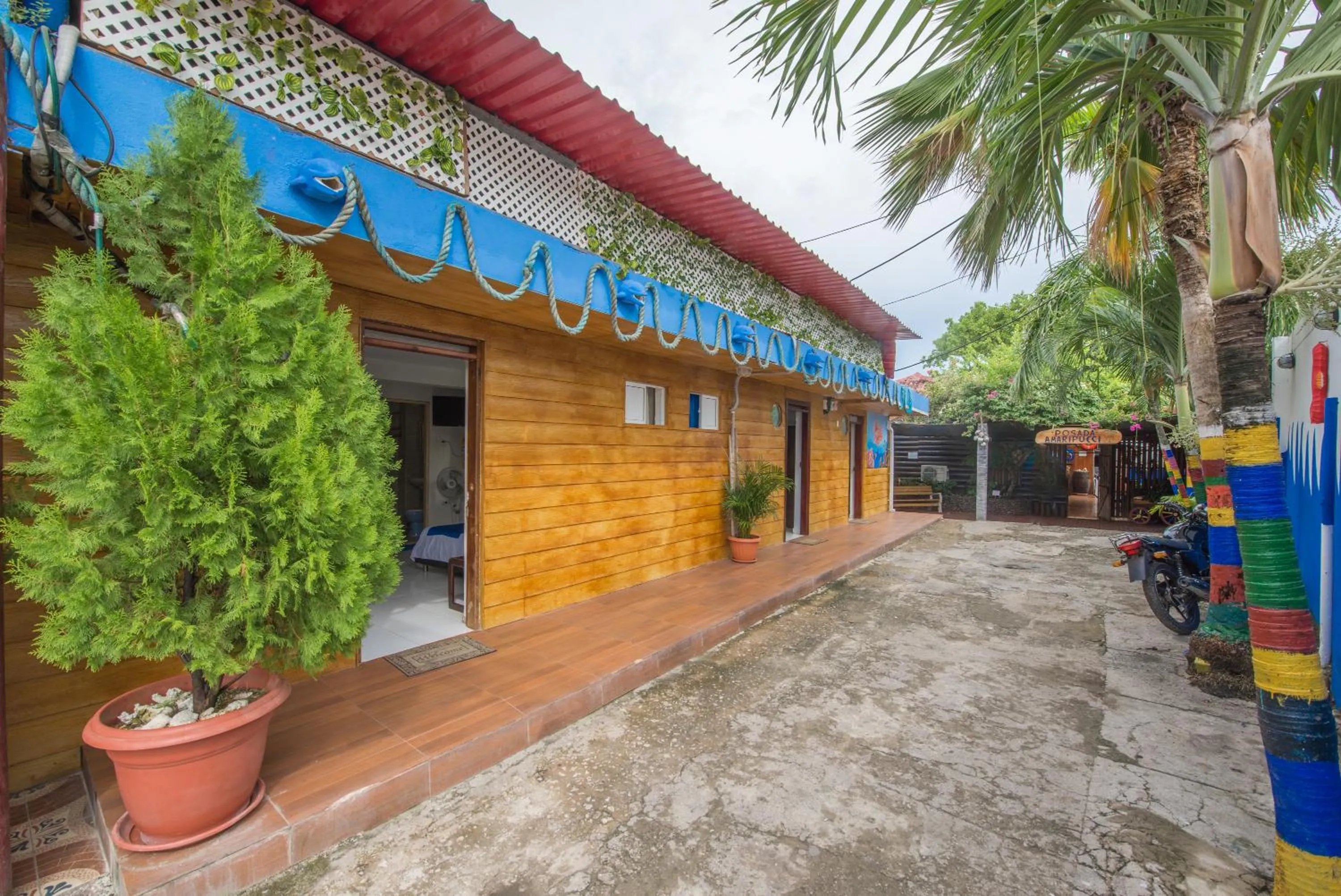 Facade/entrance in Posada Amaripucci