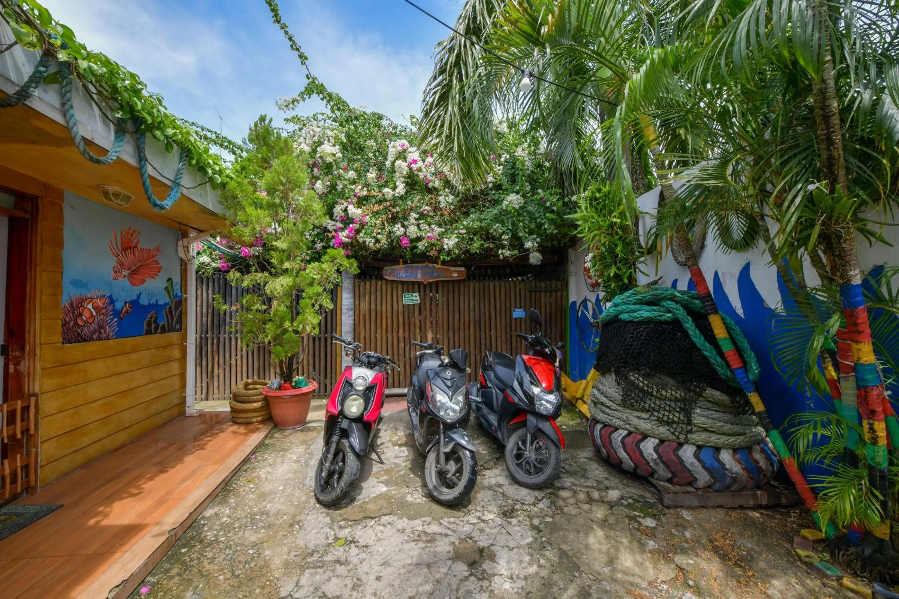 Facade/entrance in Posada Amaripucci