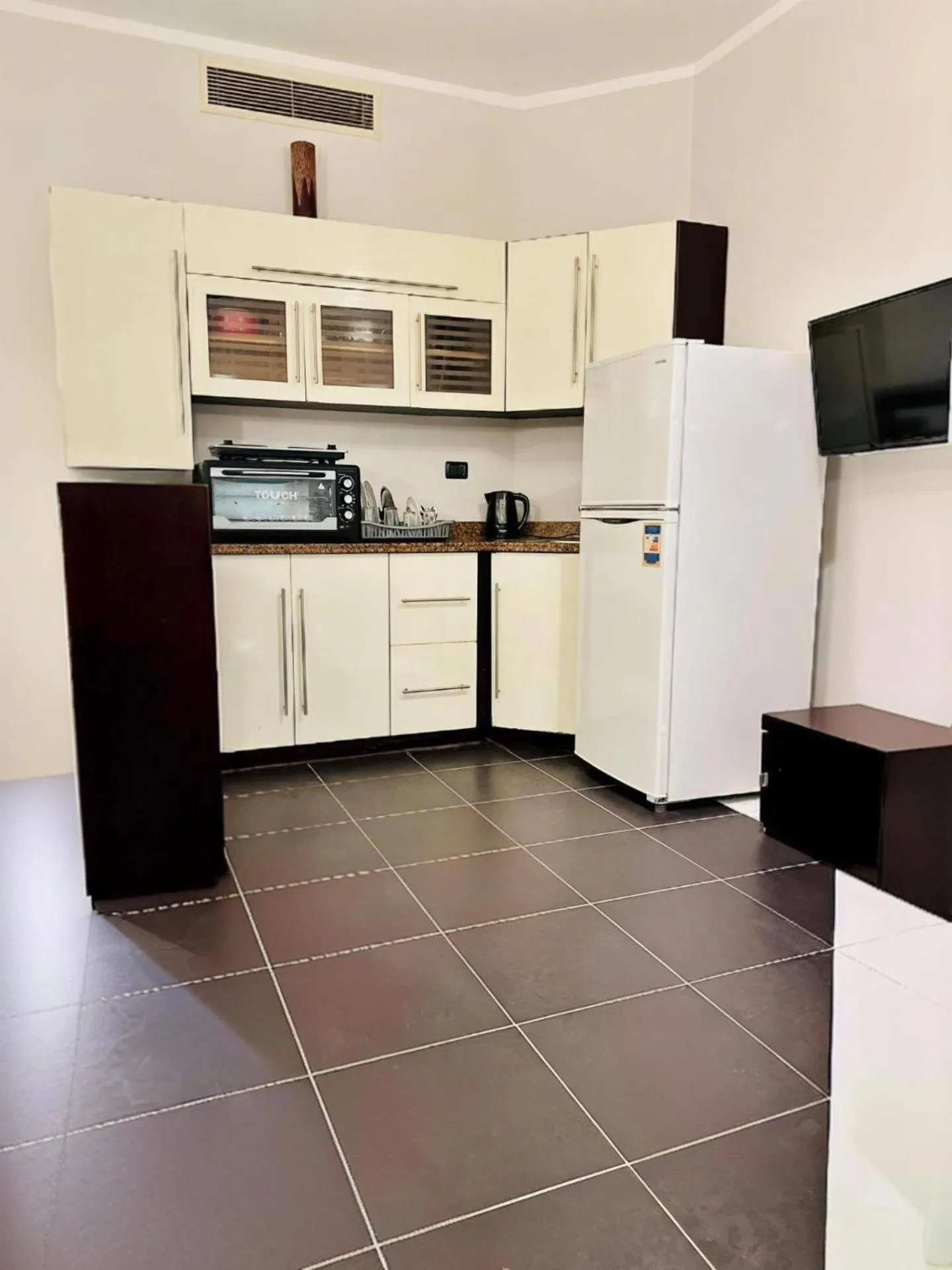 Kitchen or kitchenette in Royal Beach Serviced Apartments
