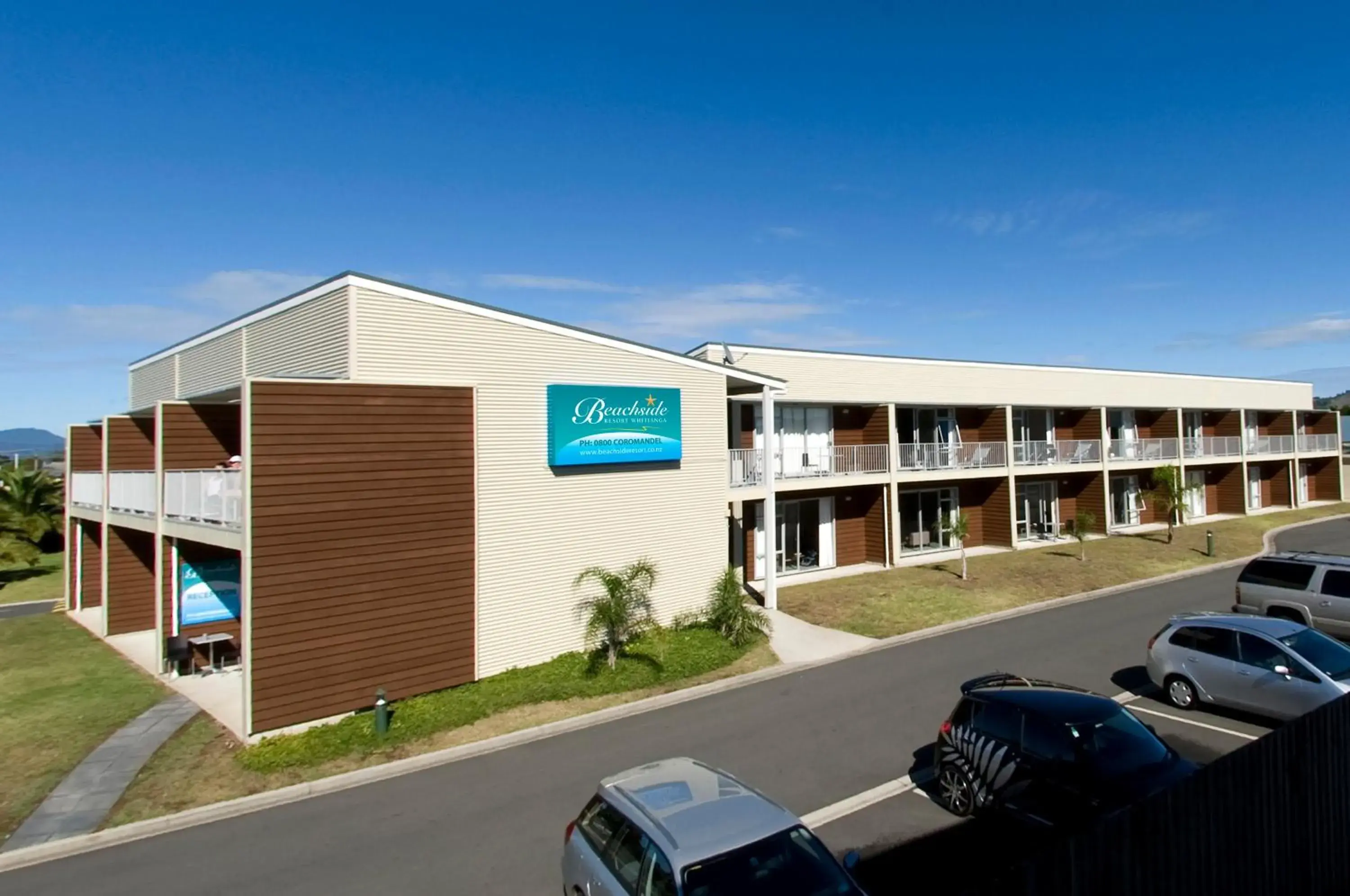 Property building in Beachside Resort Motel Whitianga Property building in Beachside Resort Motel Whitianga
