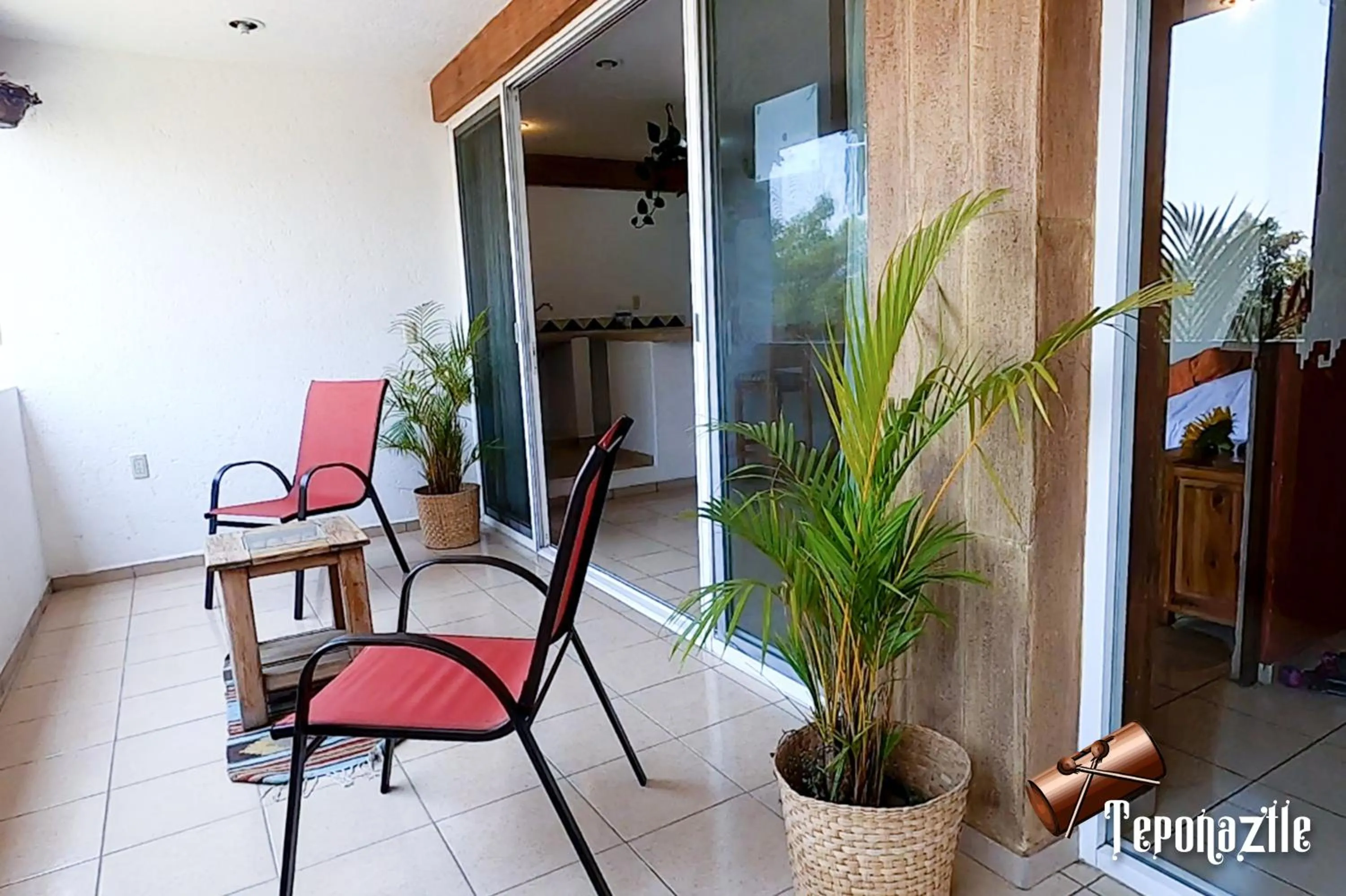 Patio in La Pirámide del Tepozteco