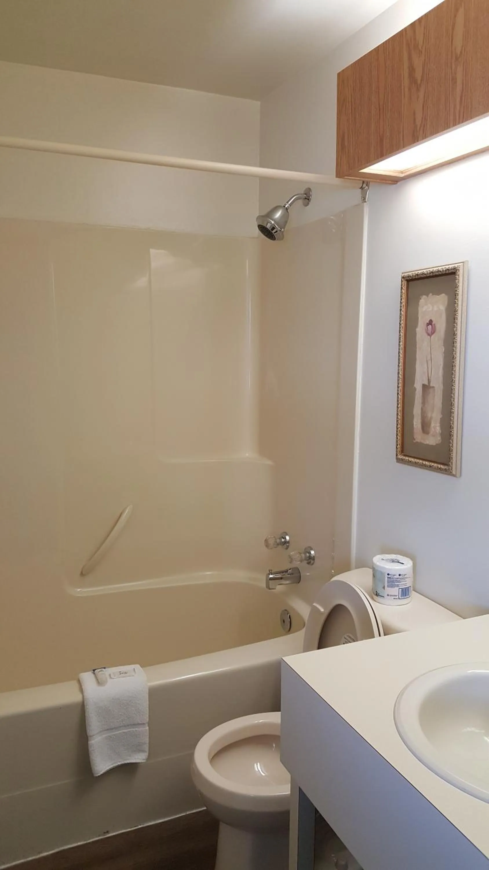 Bathroom in Pines Motel