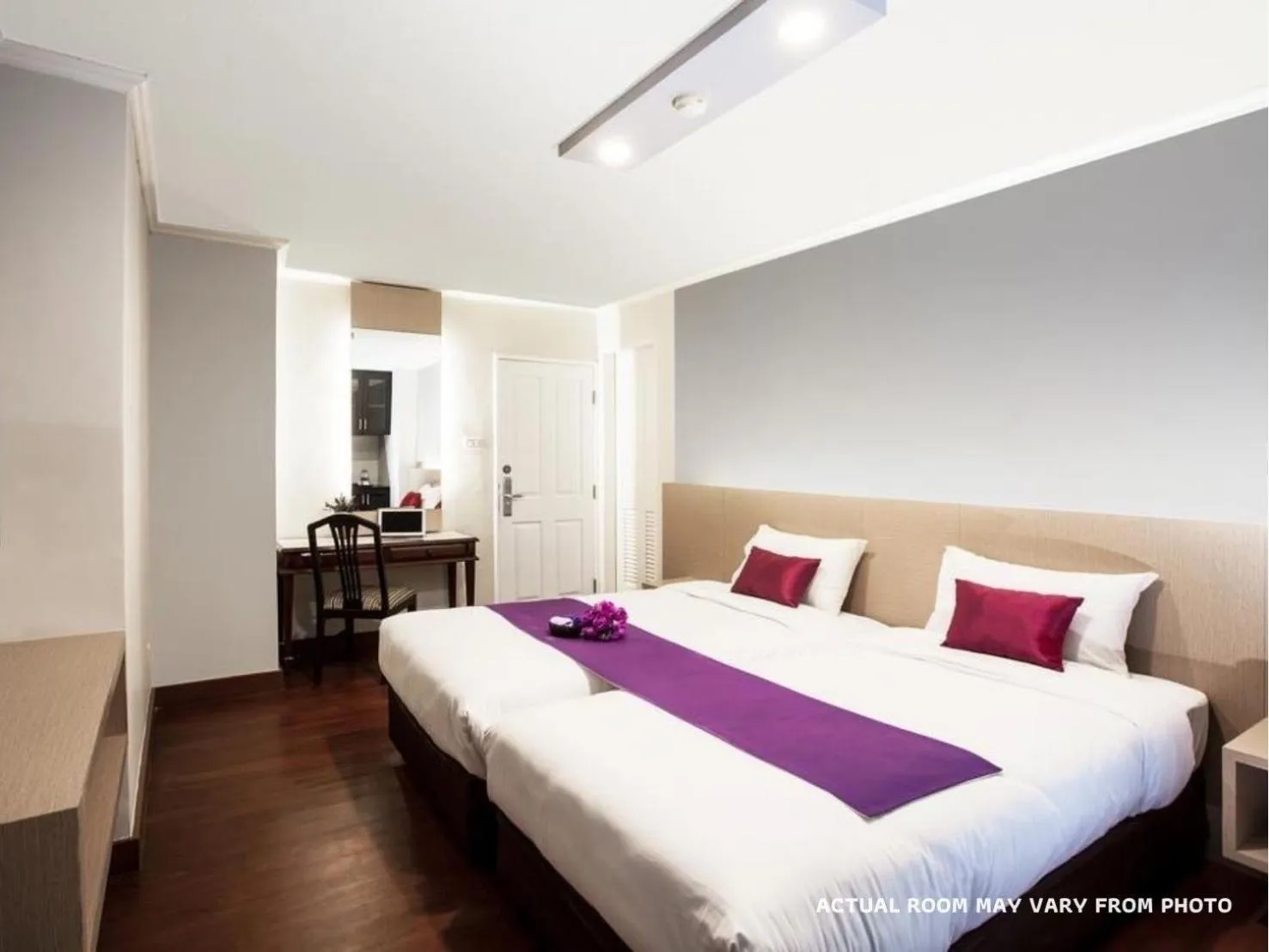 Photo of the whole room, Bed in The Step Sathon