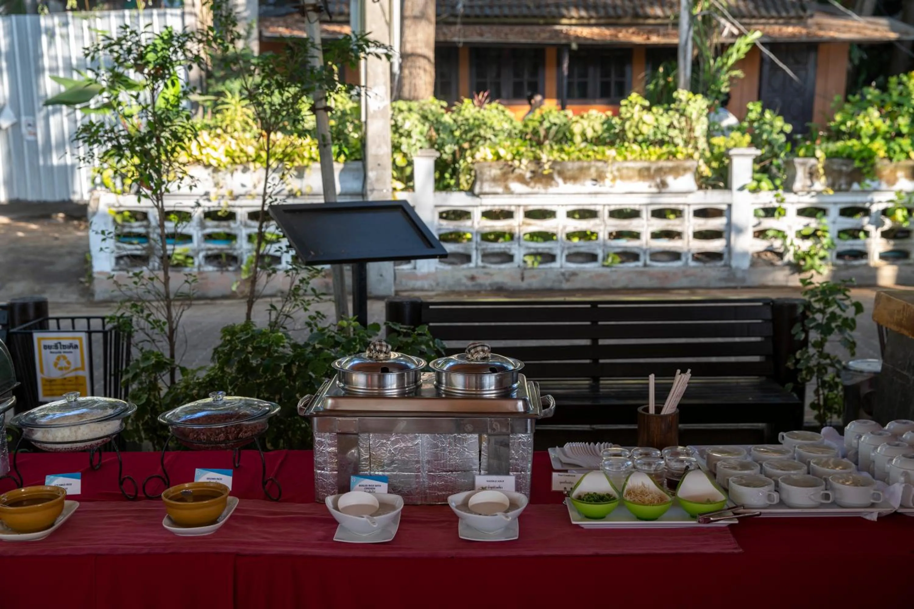 Buffet breakfast in Avatara Resort