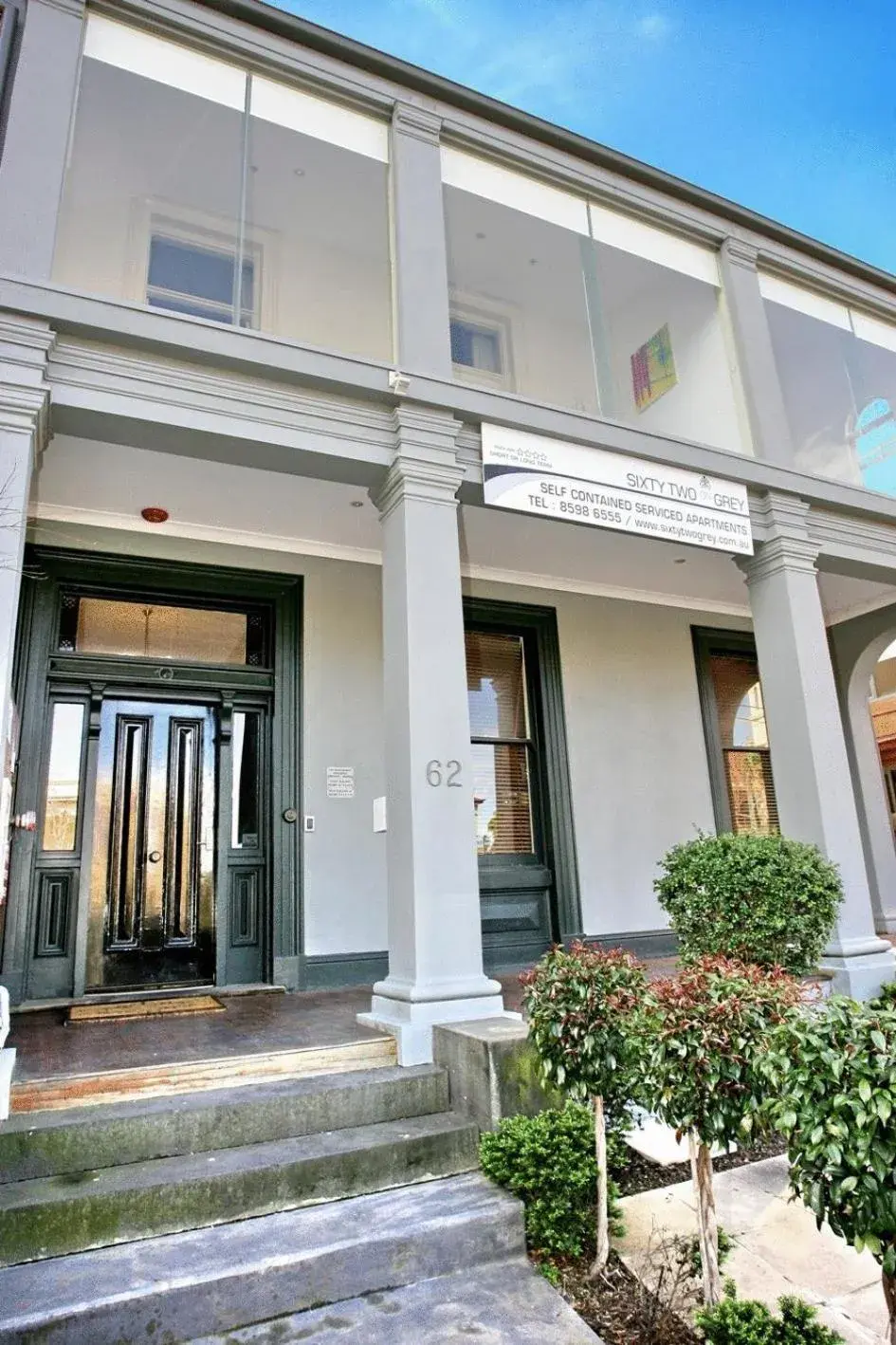 Facade/entrance in Sixty Two On Grey Serviced Apartments Facade/entrance in Sixty Two On Grey Serviced Apartments