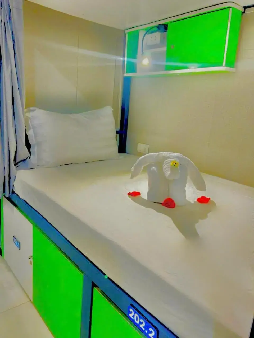 Bed in 4-Bed Male Dormitory Room in Nostalgia Hotel and Spa Bed in 4-Bed Male Dormitory Room in Nostalgia Hotel and Spa