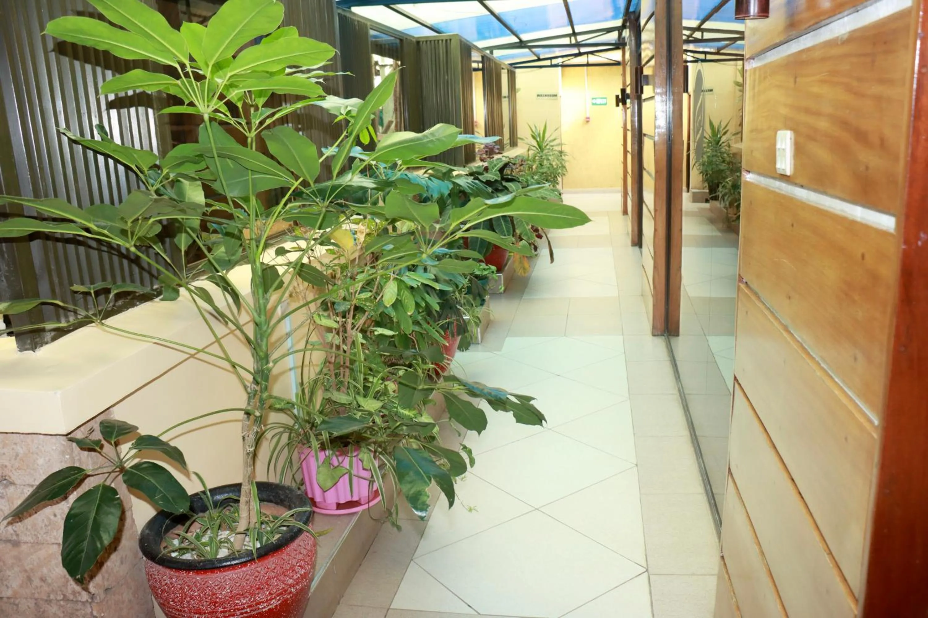 Garden view in Melili Hotel