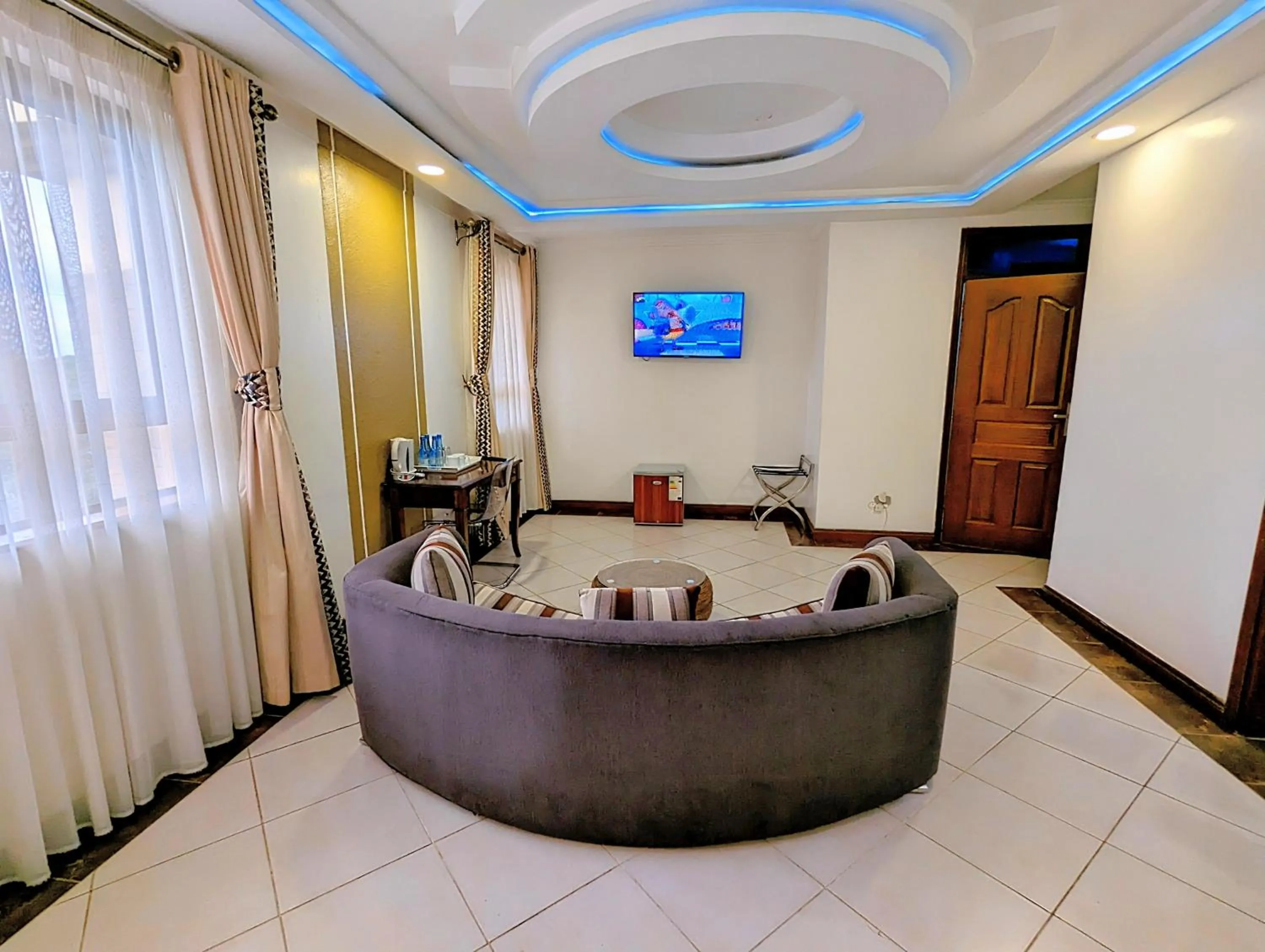 Seating area in Melili Hotel