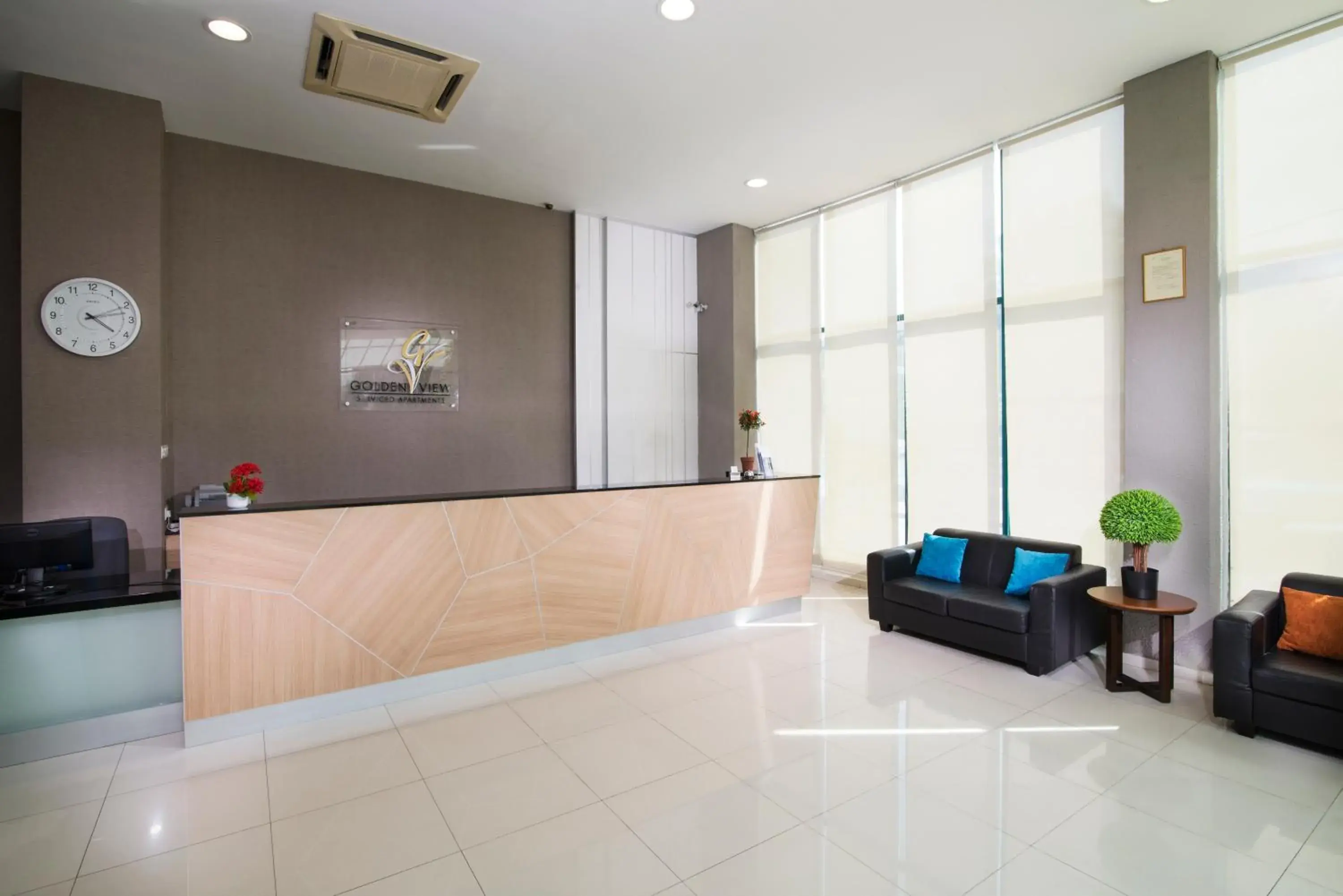 Lobby or reception in Golden View Serviced Apartments Lobby or reception in Golden View Serviced Apartments