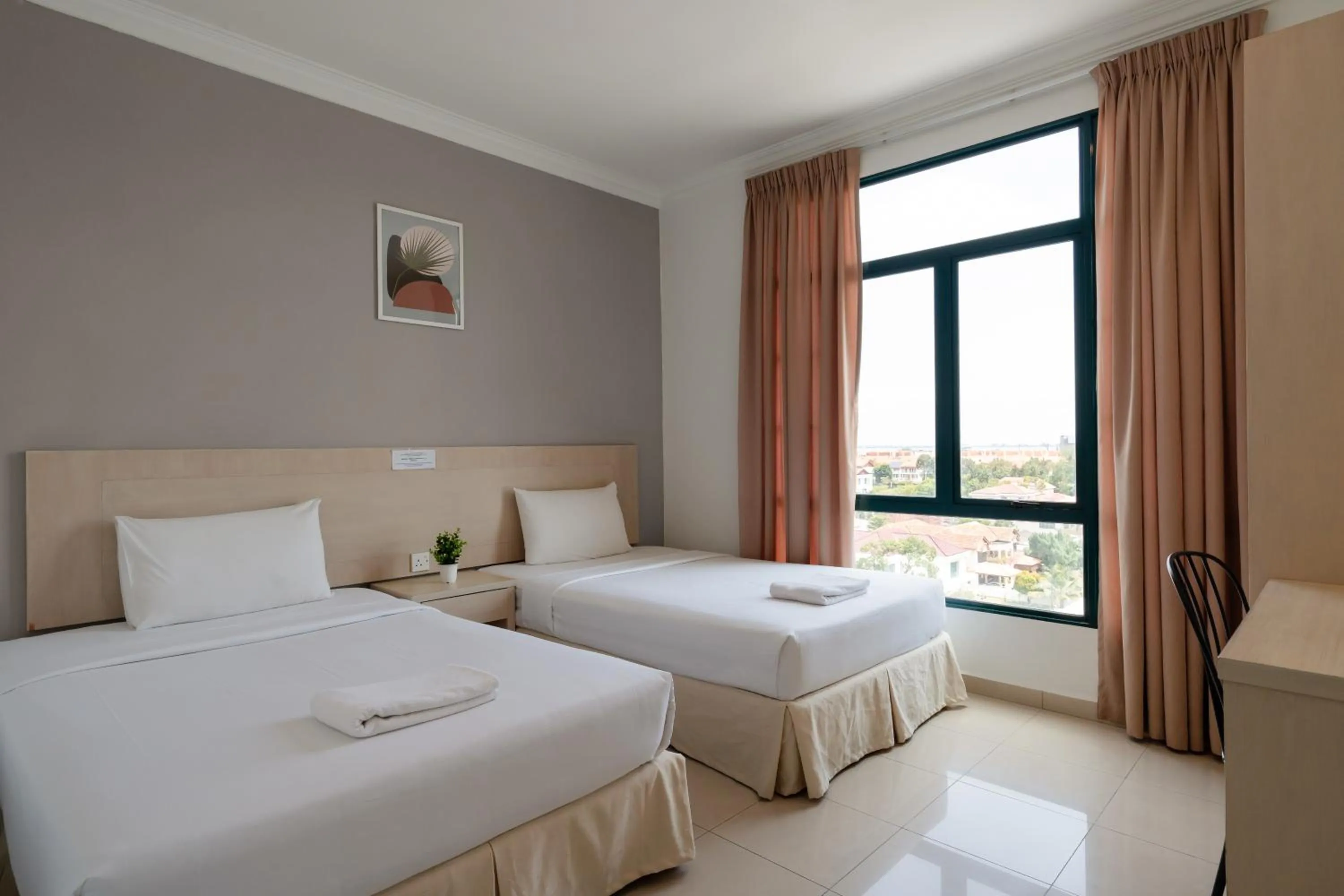 Bedroom, Bed in Golden View Serviced Apartments