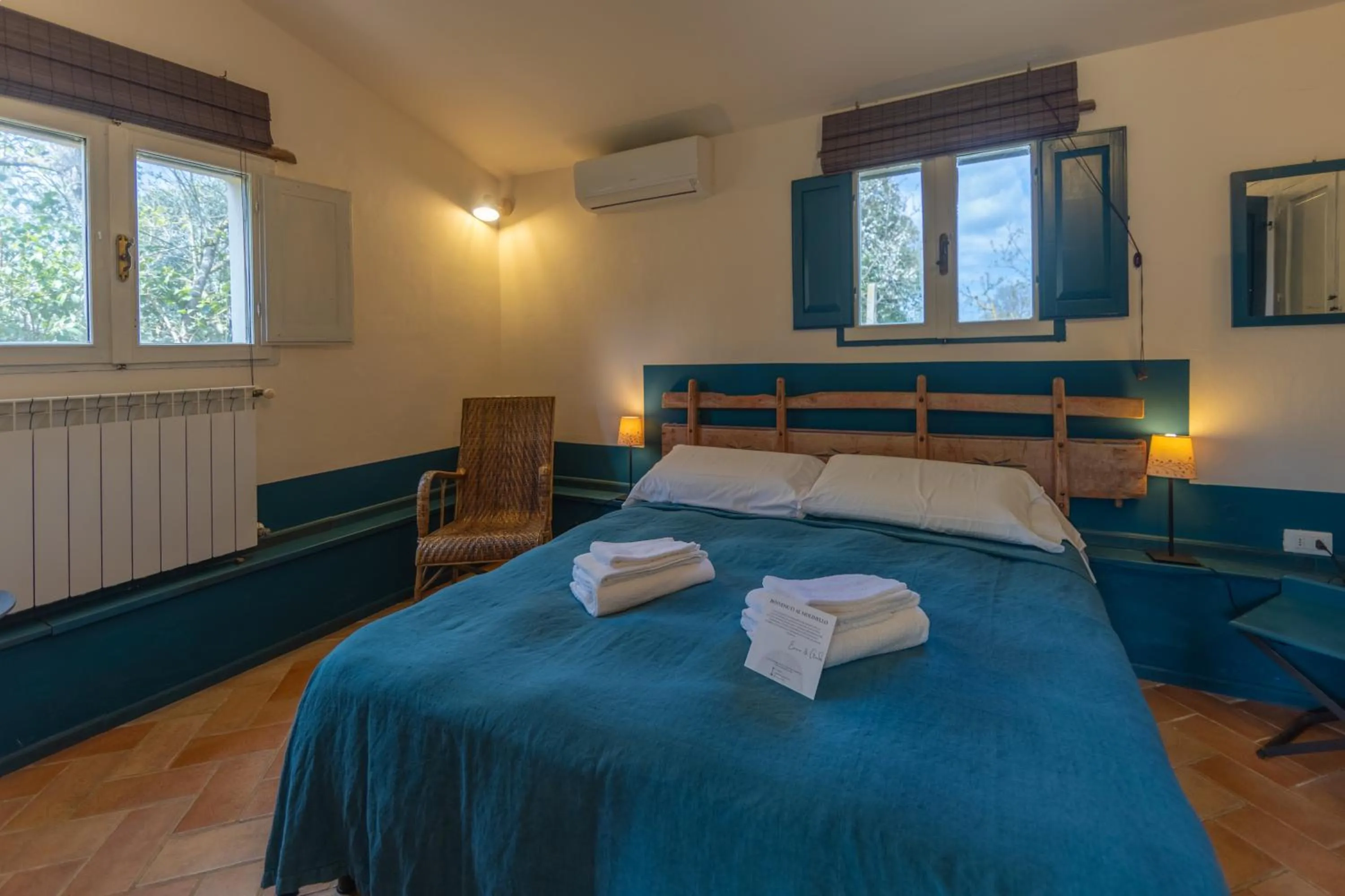 Bedroom, Bed in B&B Il Molinello