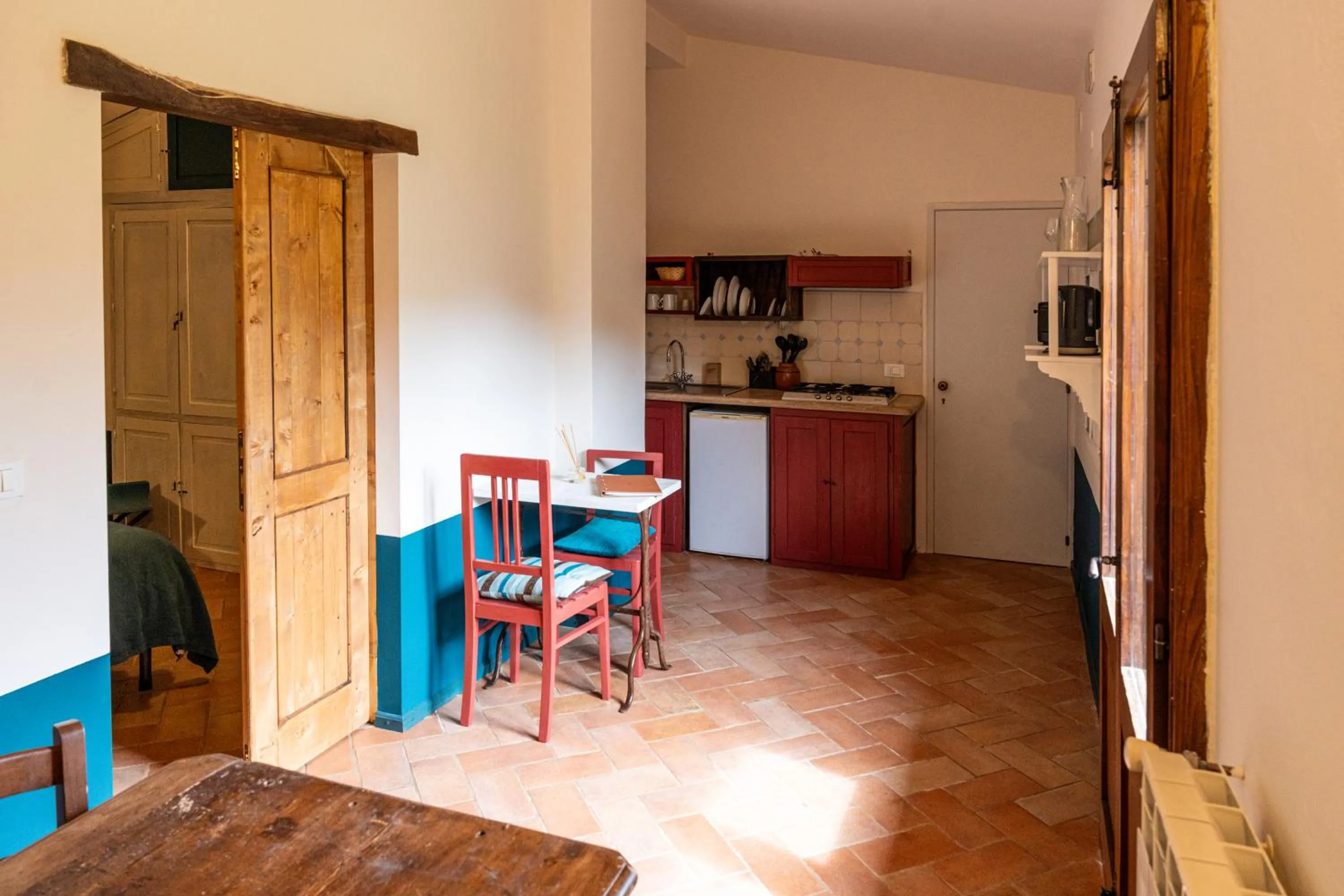 Kitchen or kitchenette in B&B Il Molinello