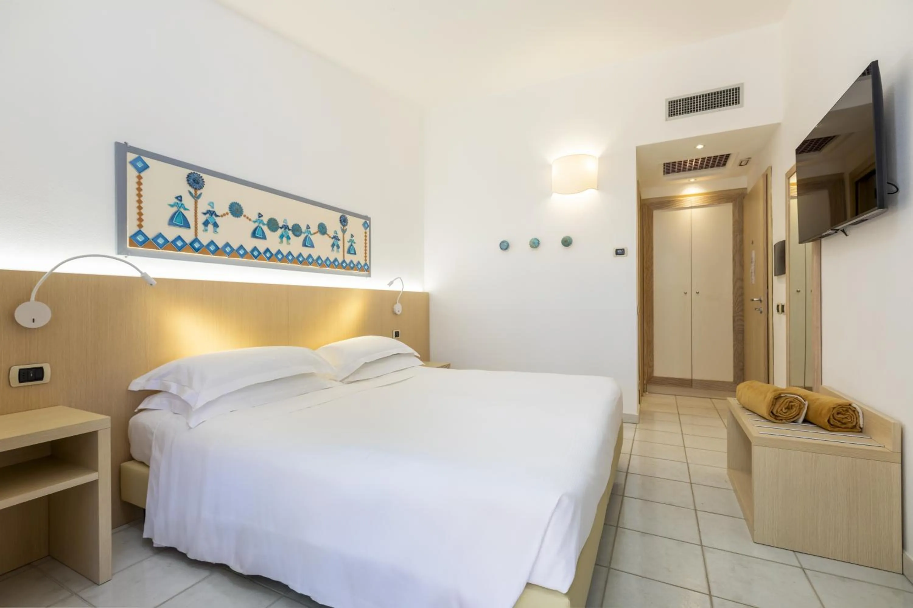 Bedroom, Bed in Hotel Corte Rosada Affiliated by Melia