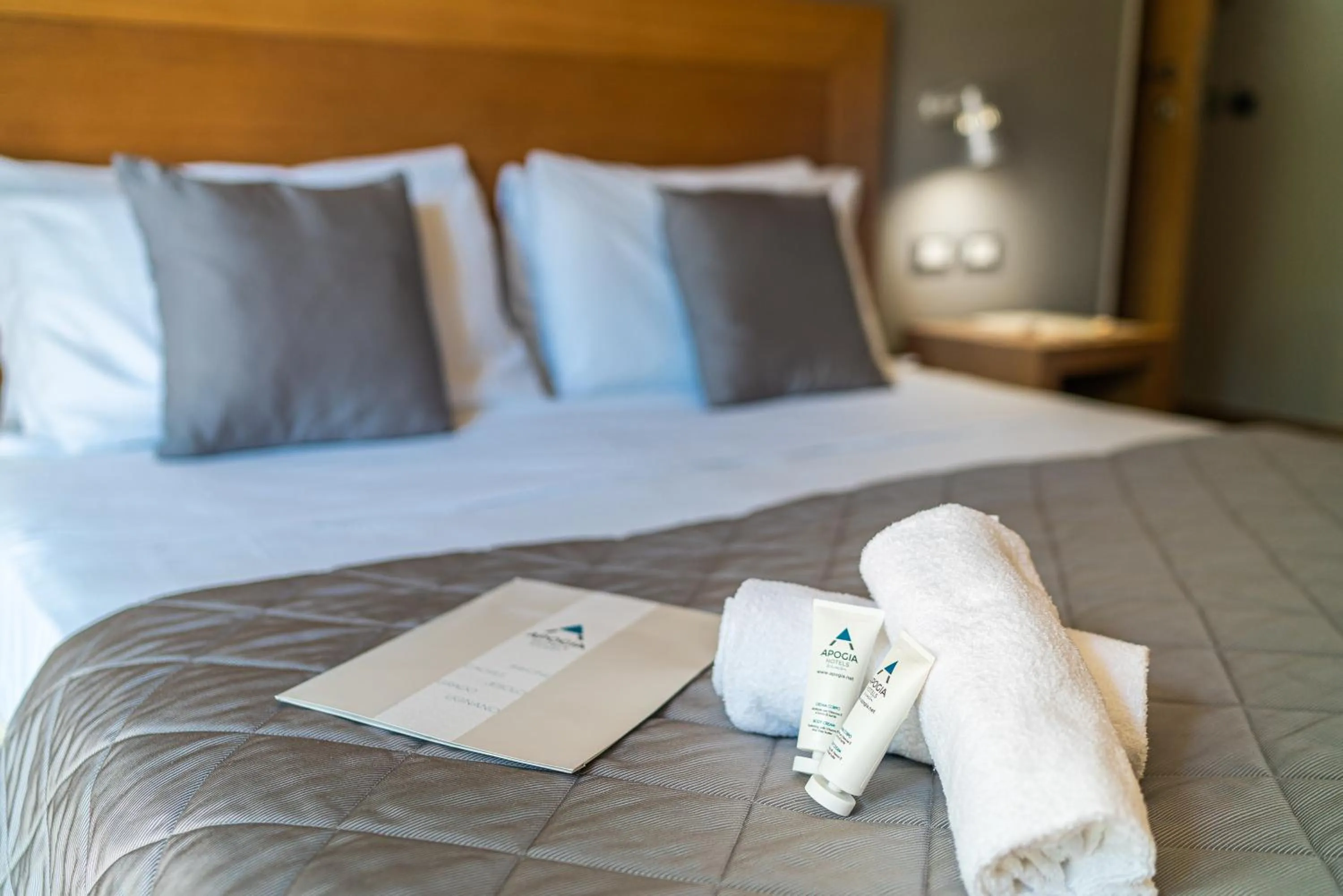 Bed in Hotel Martini