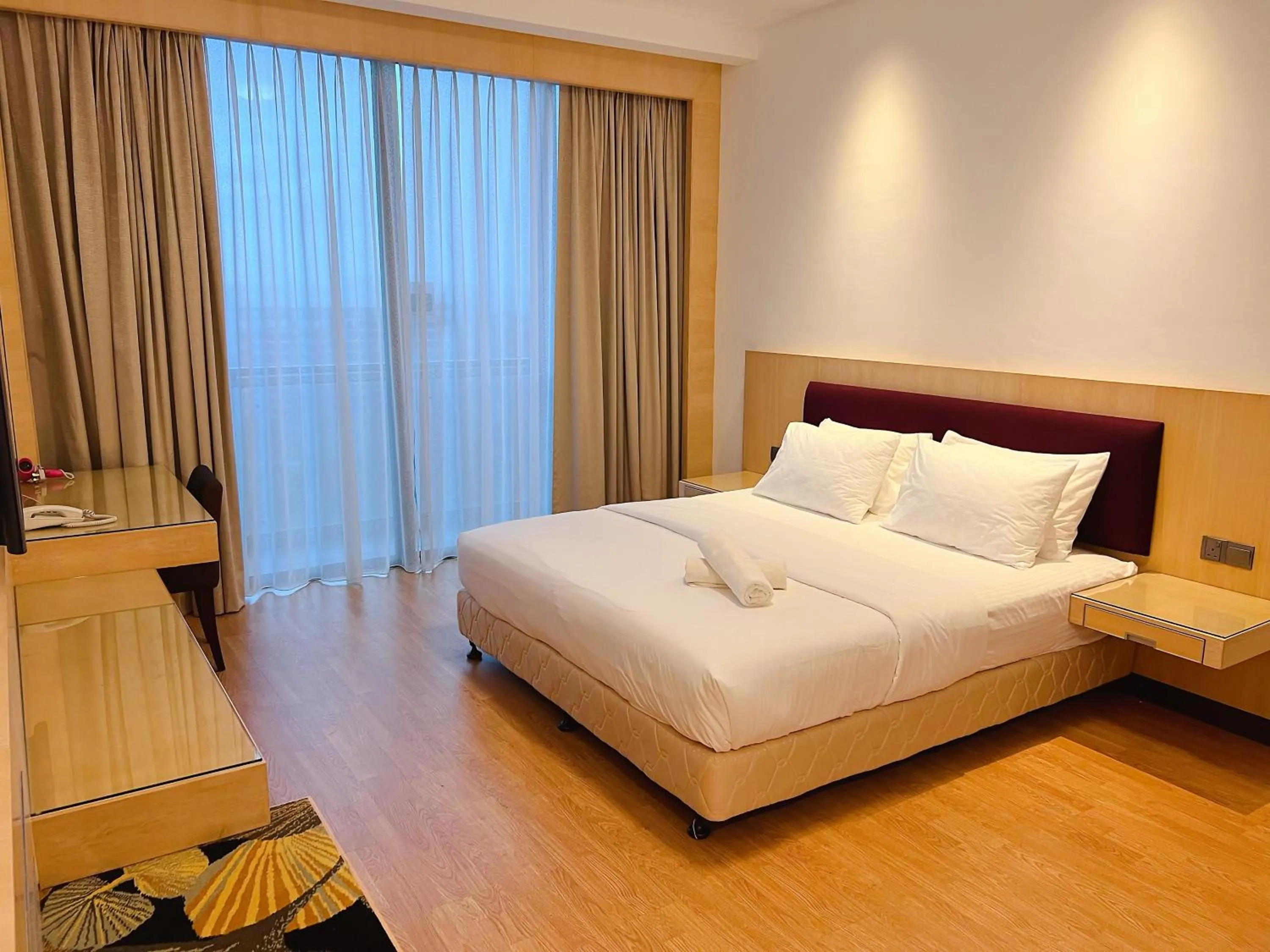 Bed in Imperial Grand Suite Apartment Kuching