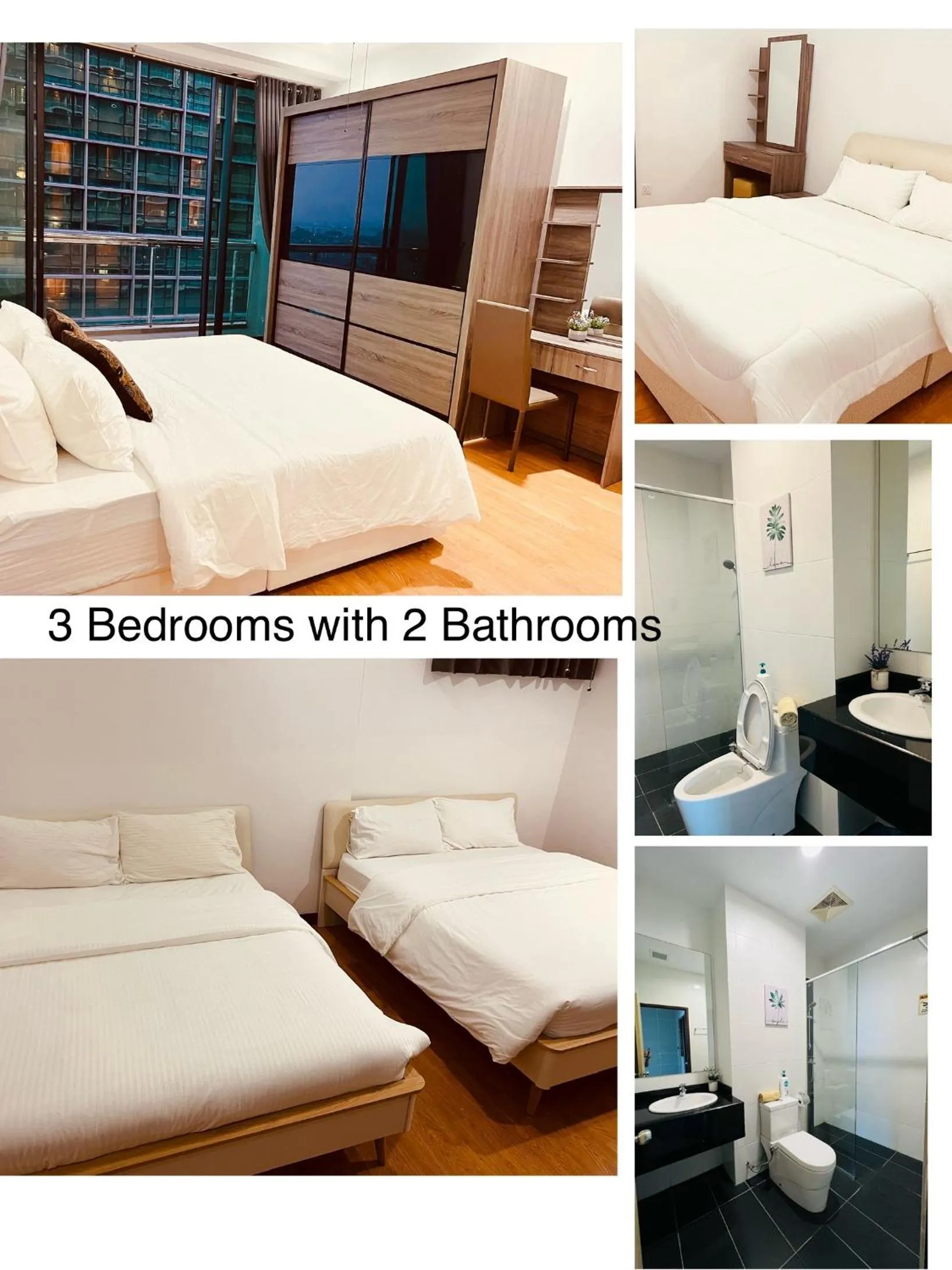 Photo of the whole room, Bed in Imperial Grand Suite Apartment Kuching