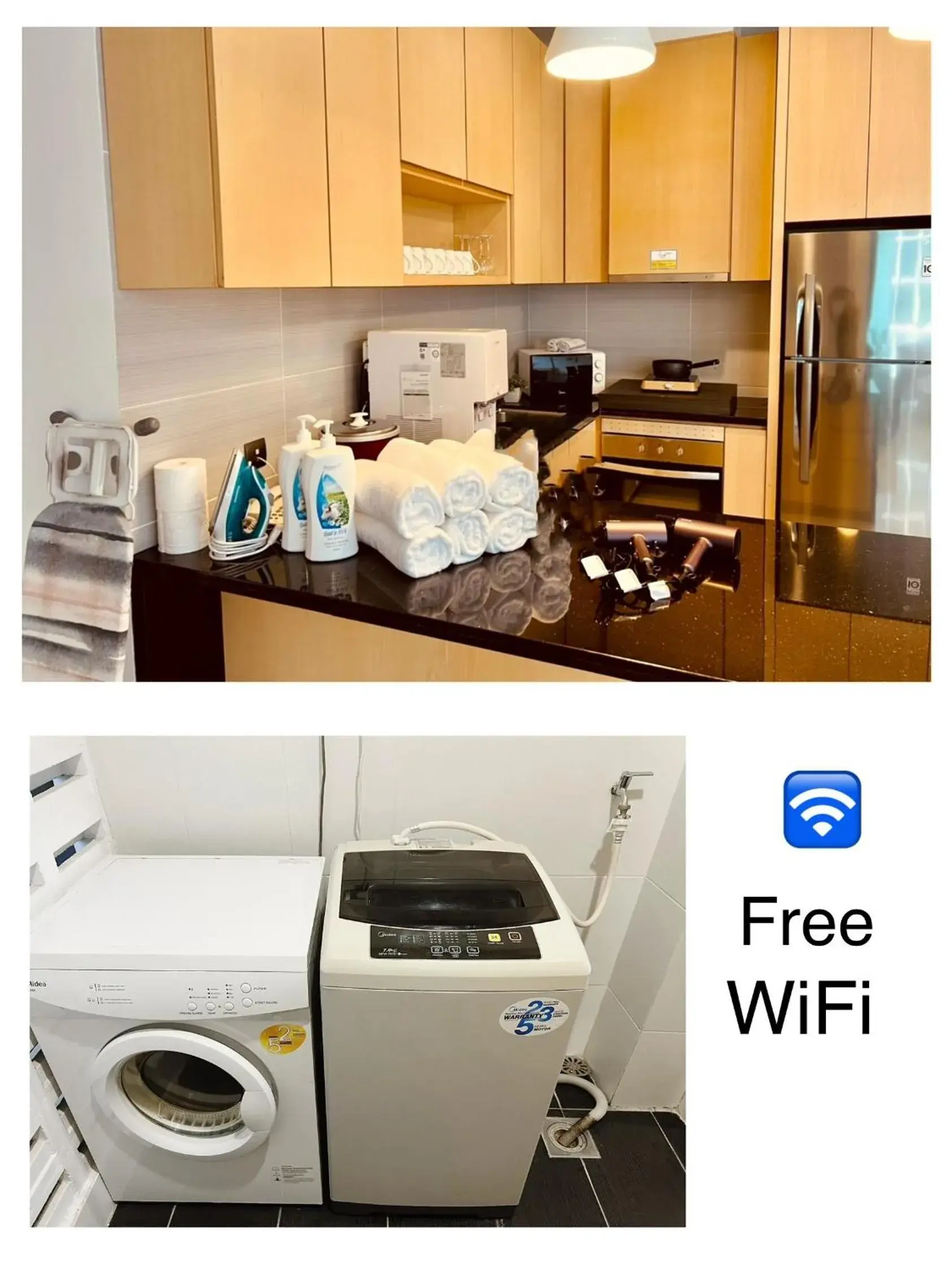 Kitchen or kitchenette in Imperial Grand Suite Apartment Kuching Kitchen or kitchenette in Imperial Grand Suite Apartment Kuching