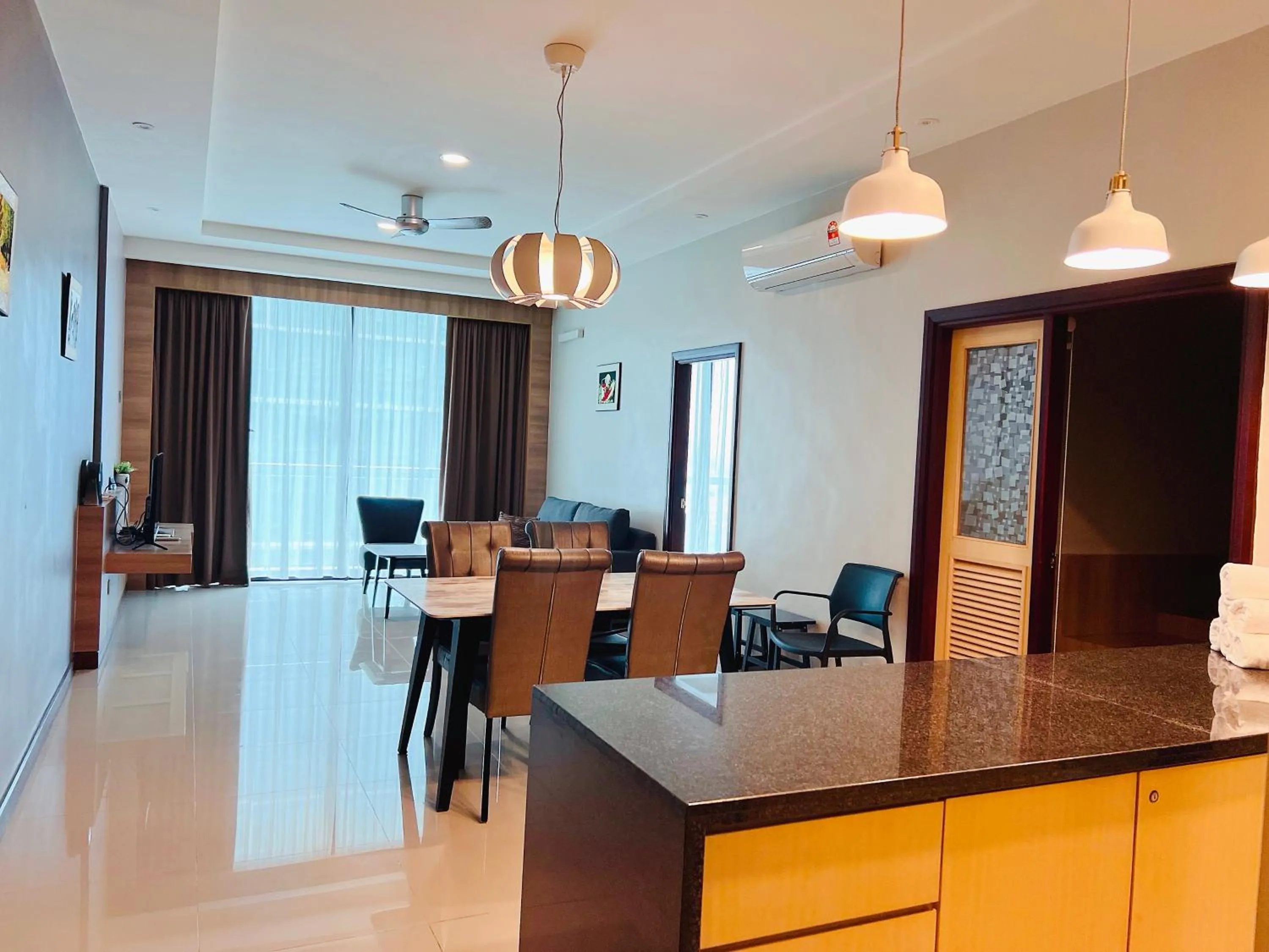 Living room in Imperial Grand Suite Apartment Kuching