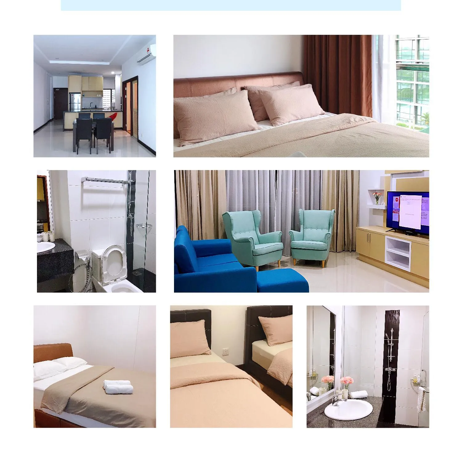 Shower, Bed in Imperial Grand Suite Apartment Kuching