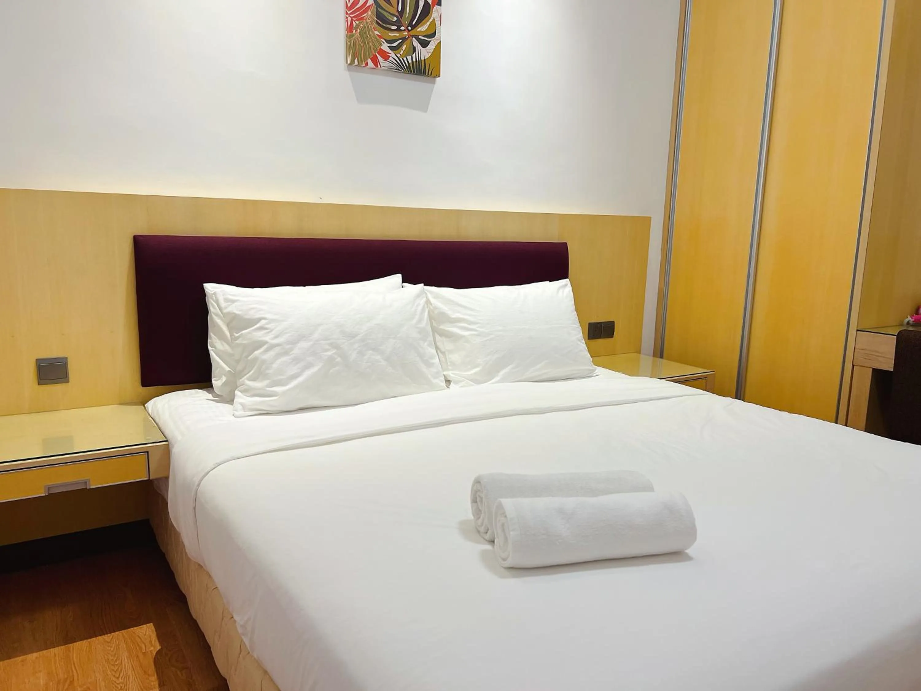 Bed in Imperial Grand Suite Apartment Kuching
