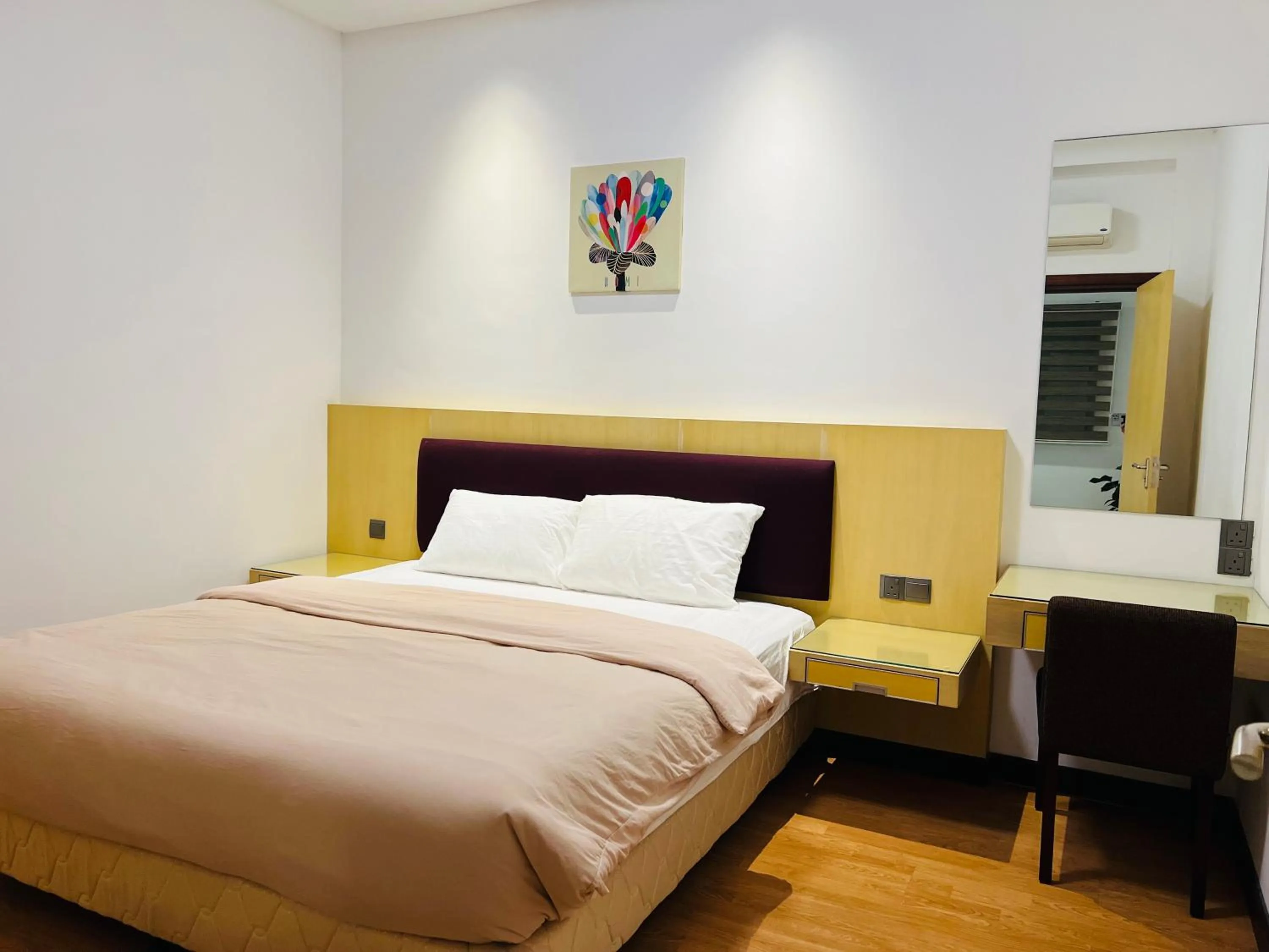 Bed in Imperial Grand Suite Apartment Kuching