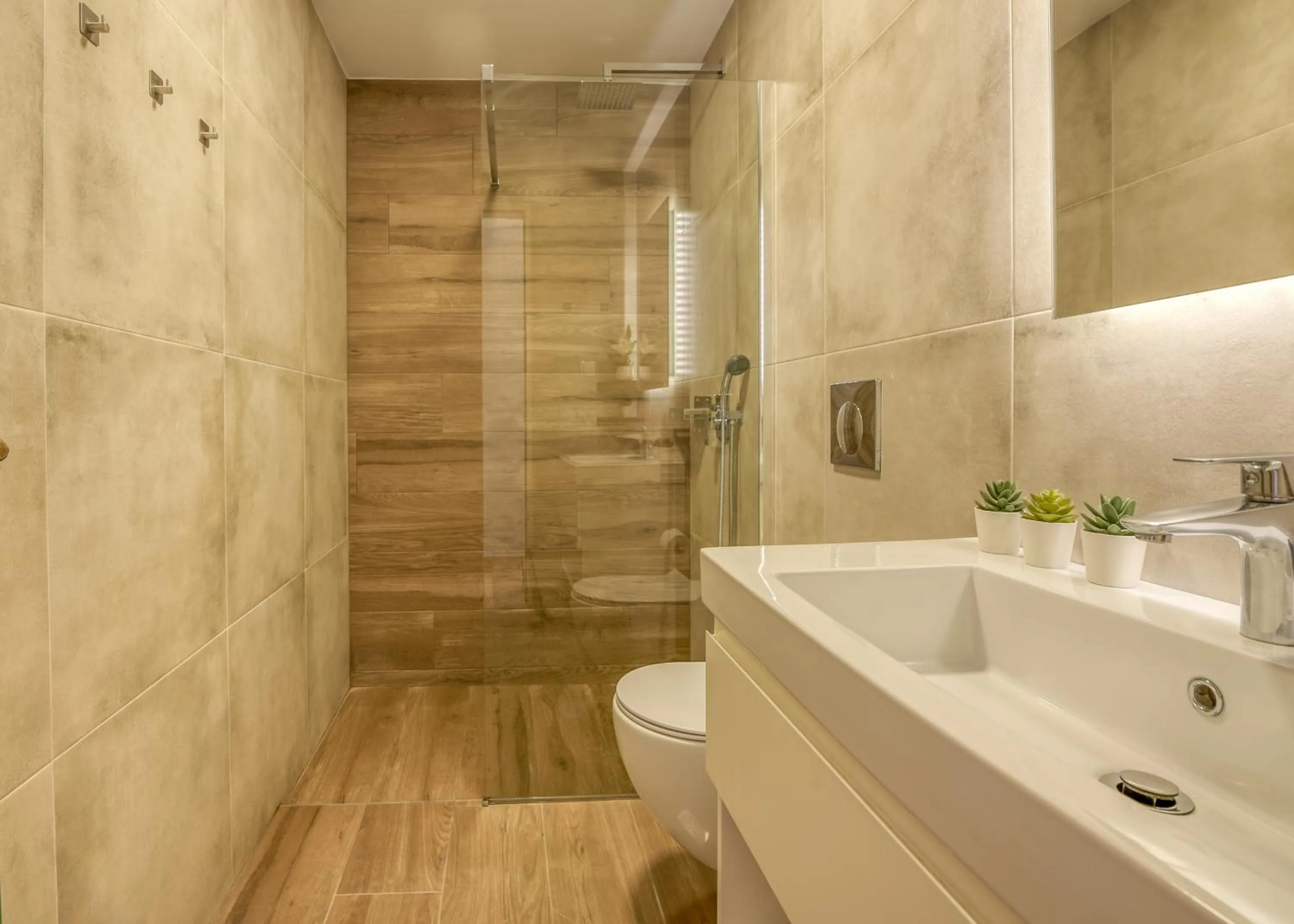 Shower in Kaliviani Traditional Hotel