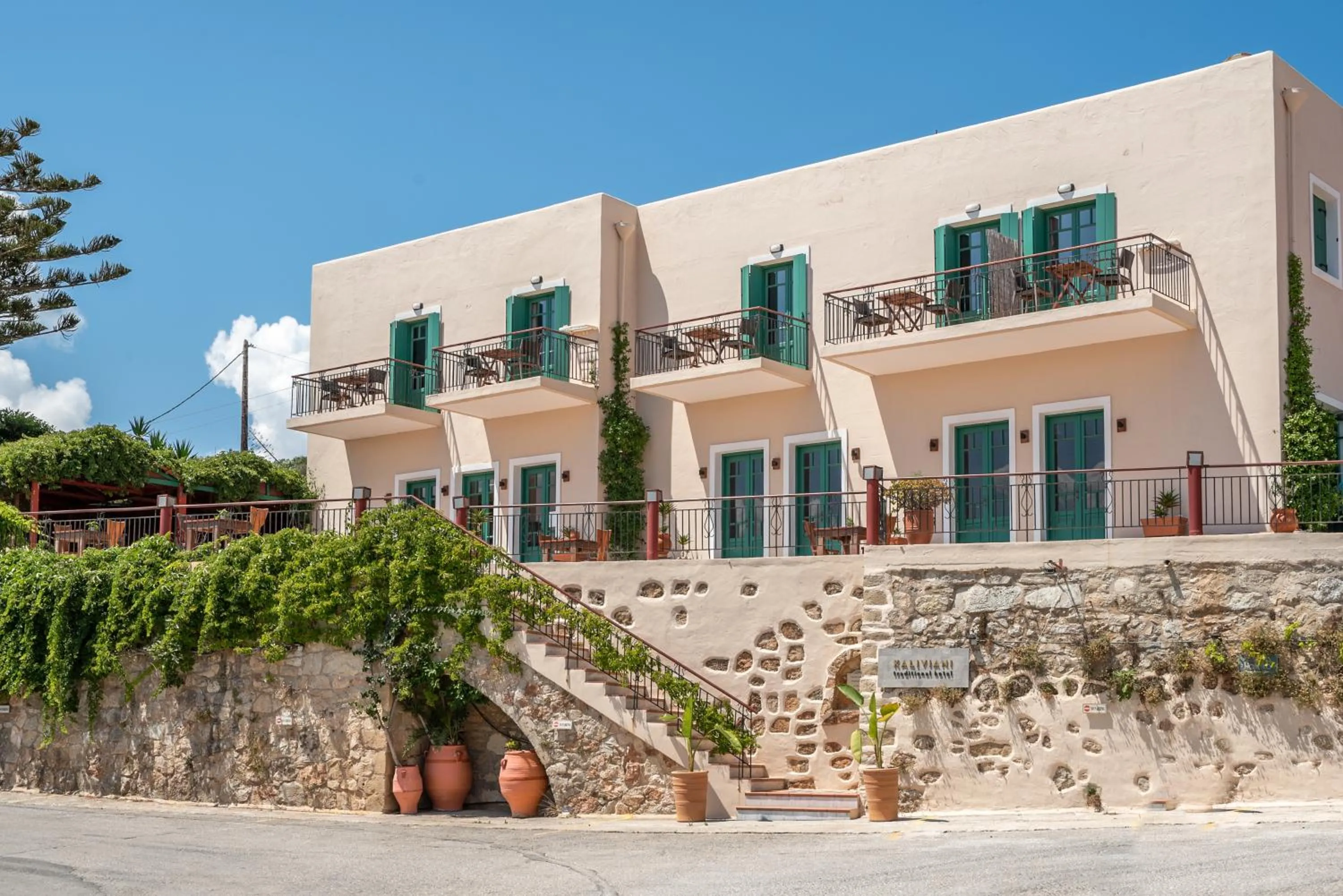 Property building in Kaliviani Traditional Hotel