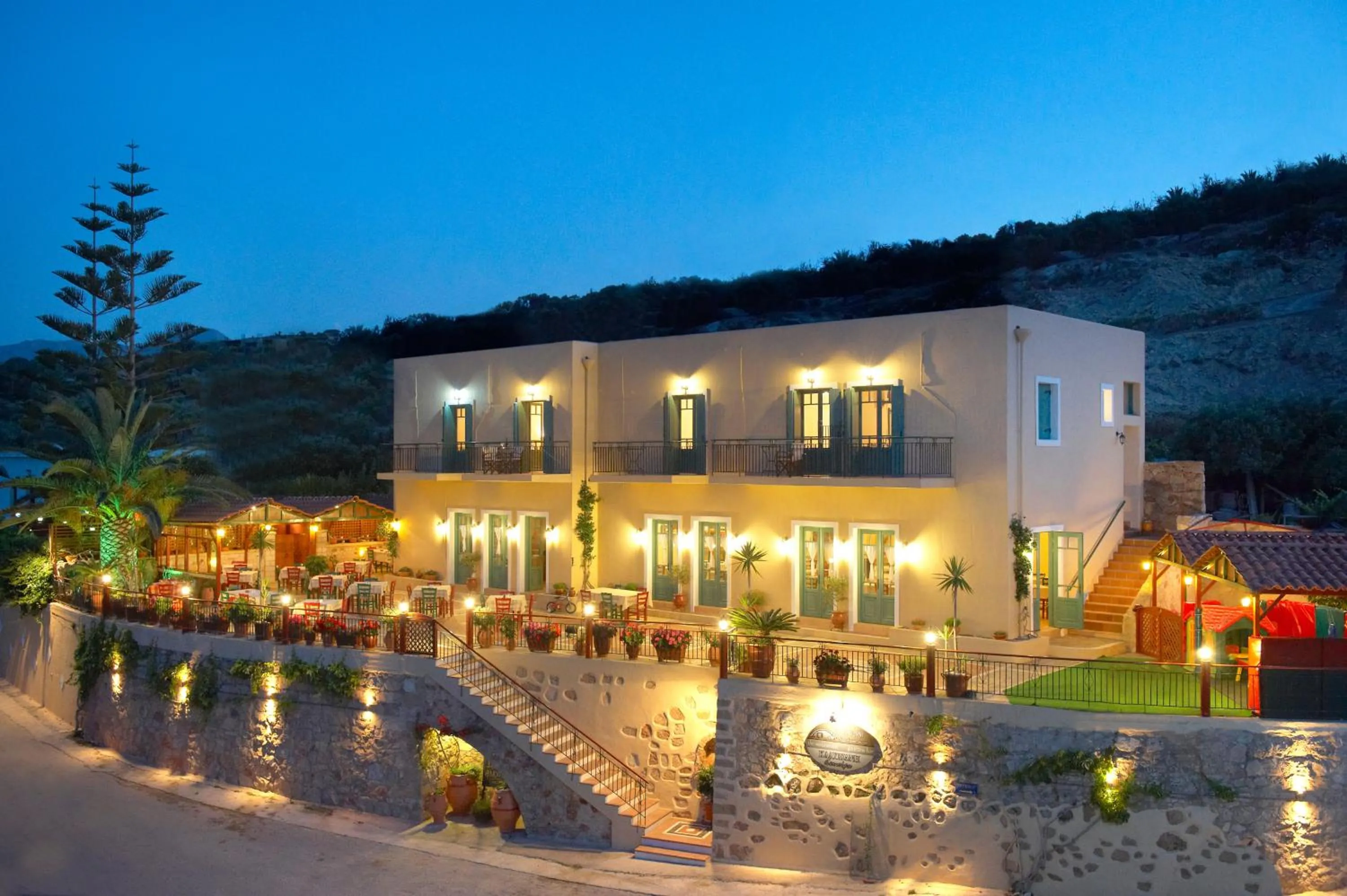Property building in Kaliviani Traditional Hotel