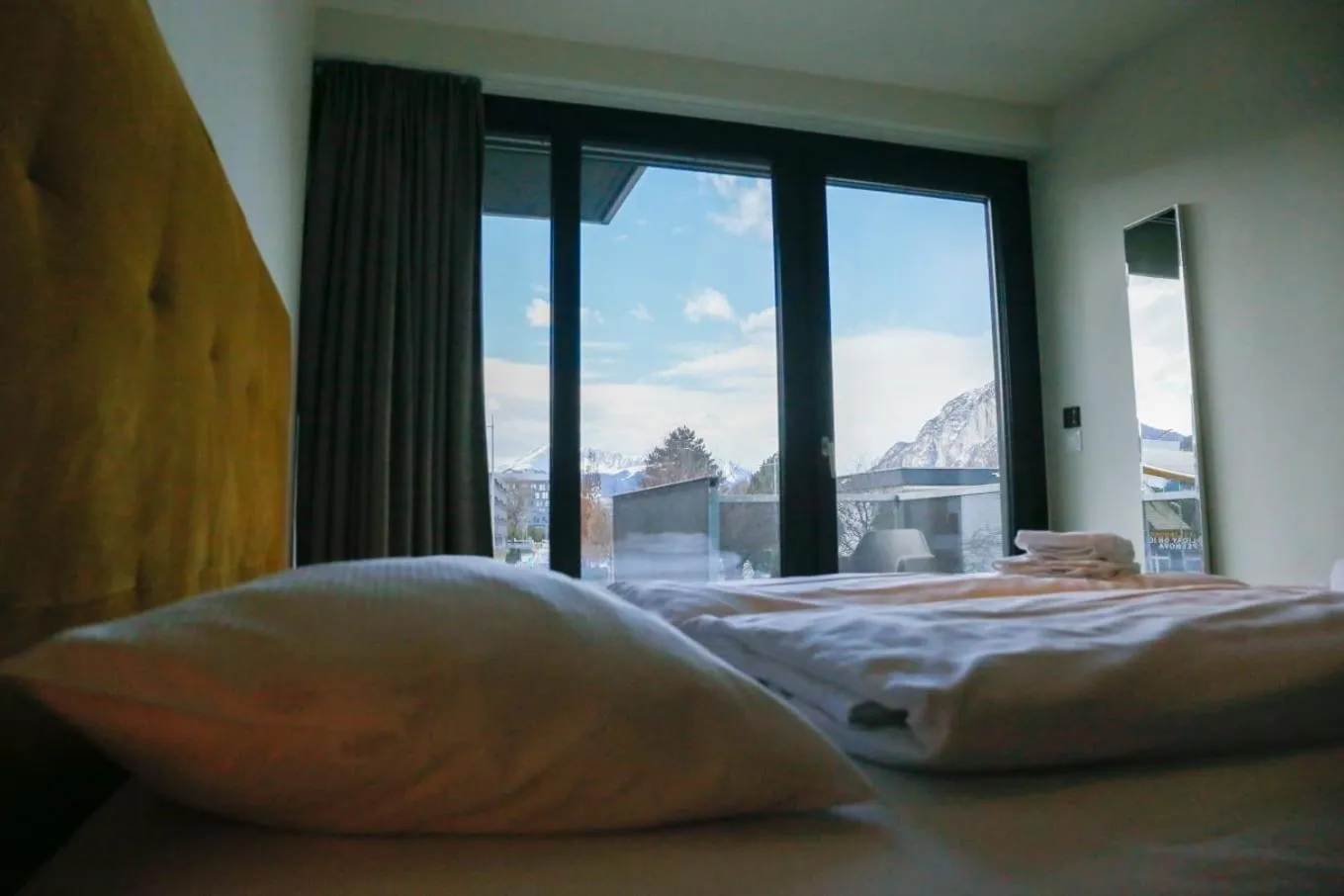 Photo of the whole room, Bed in Blackhome Innsbruck City East I contactless check-in