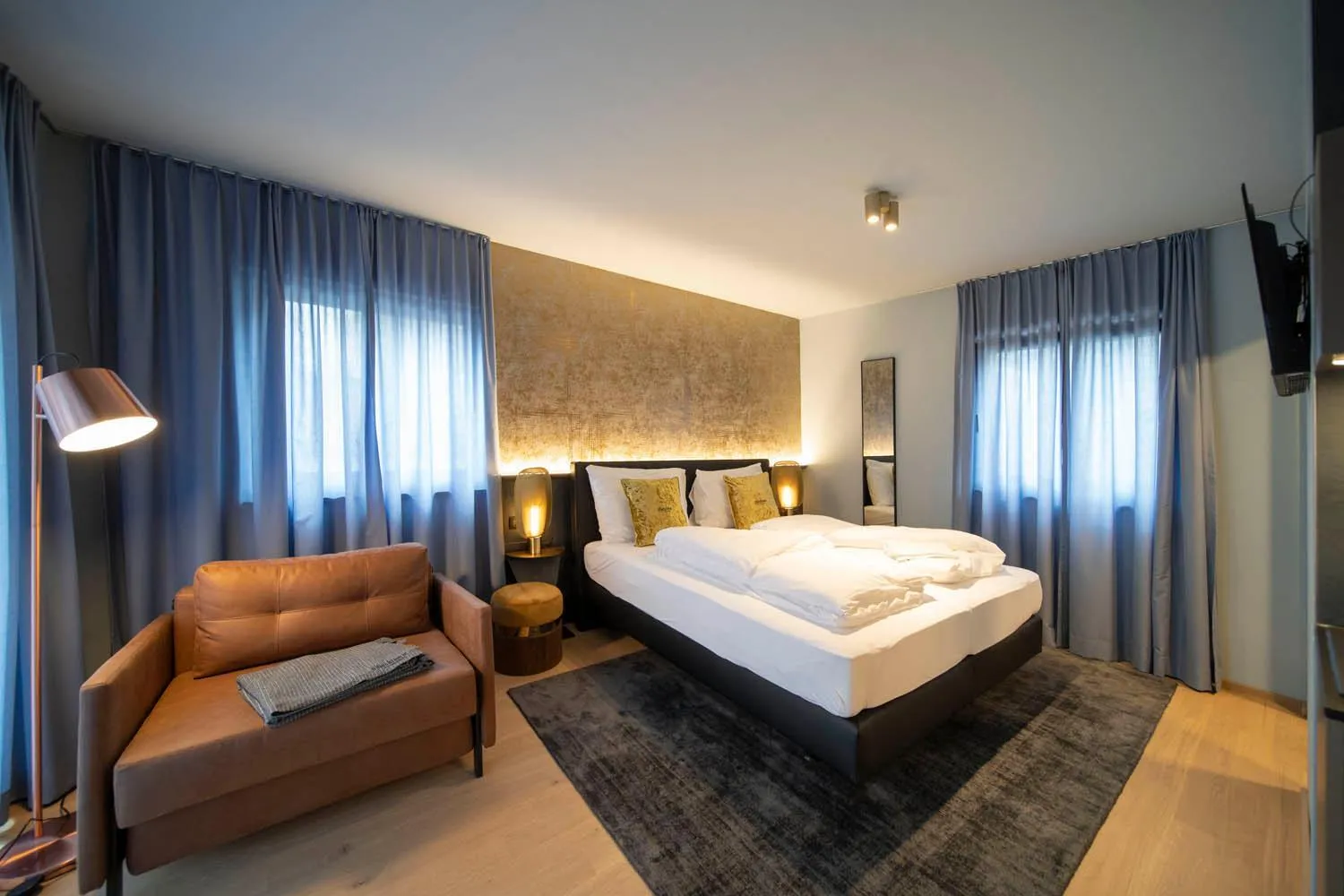 Photo of the whole room, Bed in Blackhome Innsbruck City East I contactless check-in