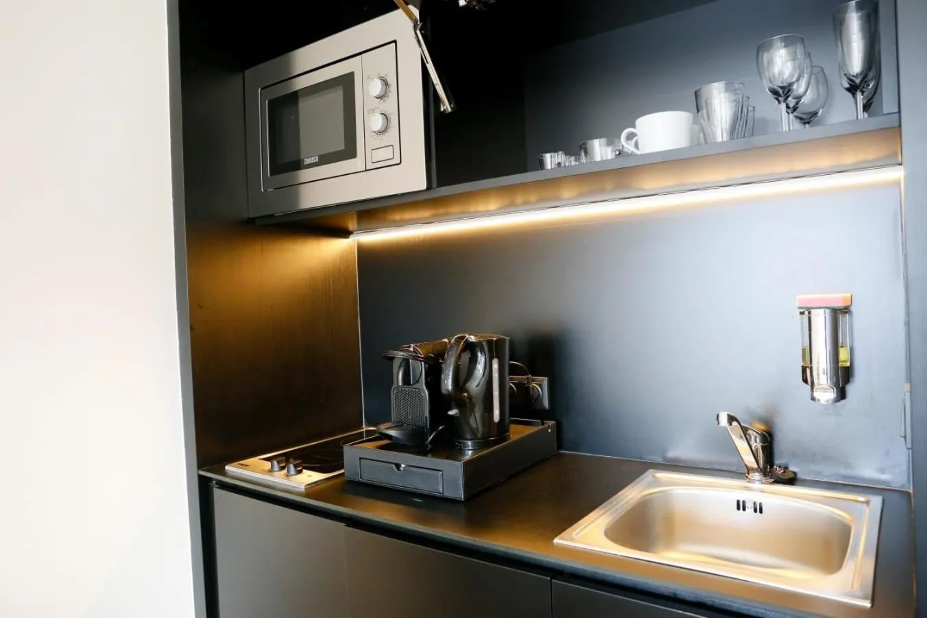 kitchen in Blackhome Innsbruck City East I contactless check-in