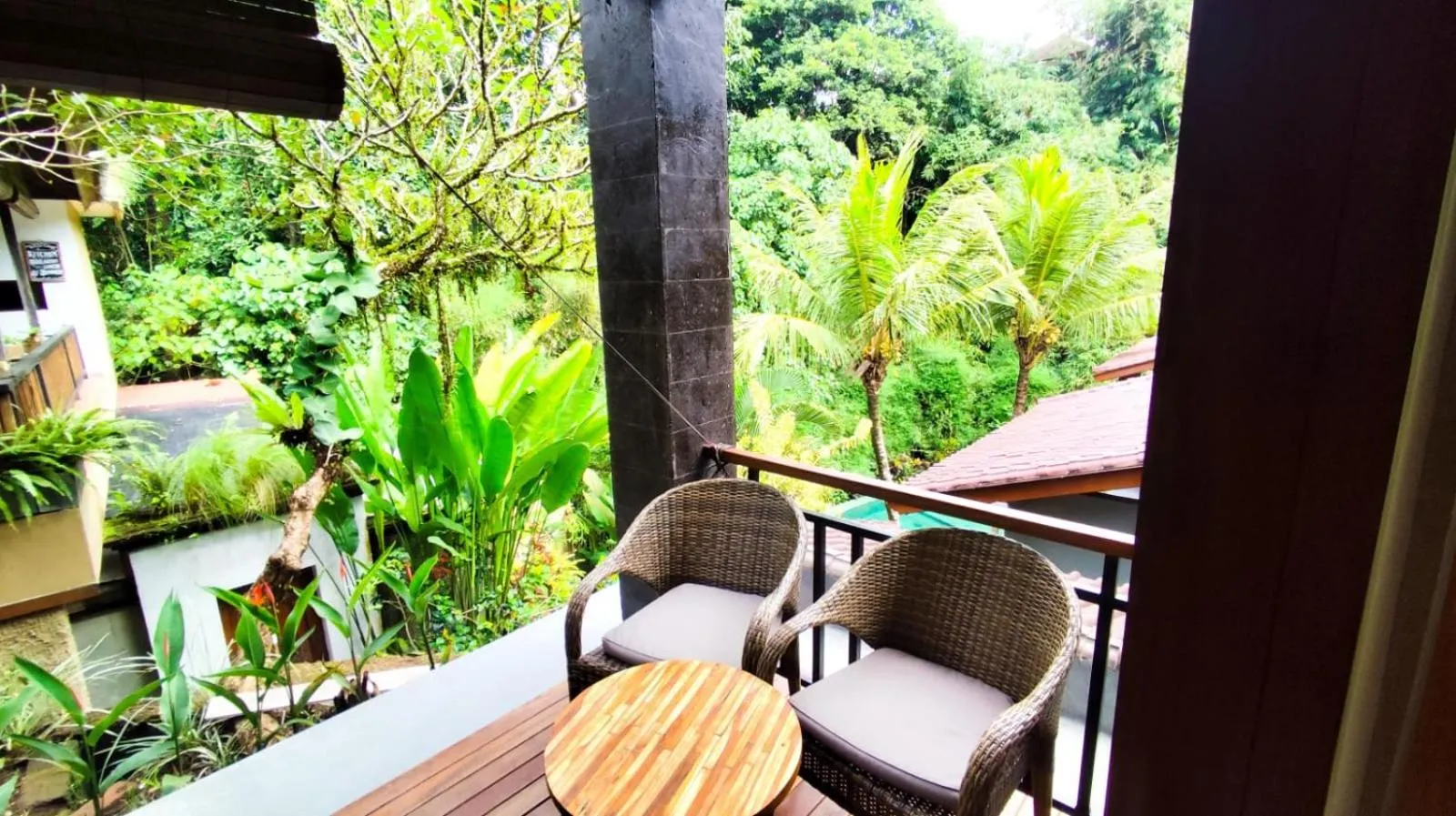 Balcony/Terrace in Jungle Haven Resort Central Ubud