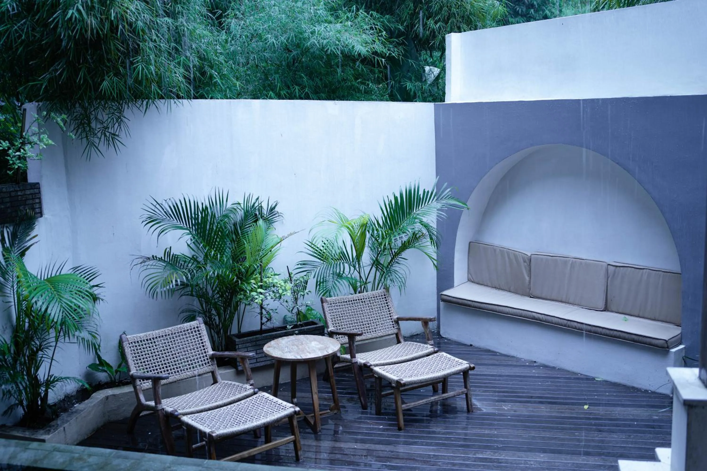 Balcony/Terrace in Jungle Haven Resort Central Ubud