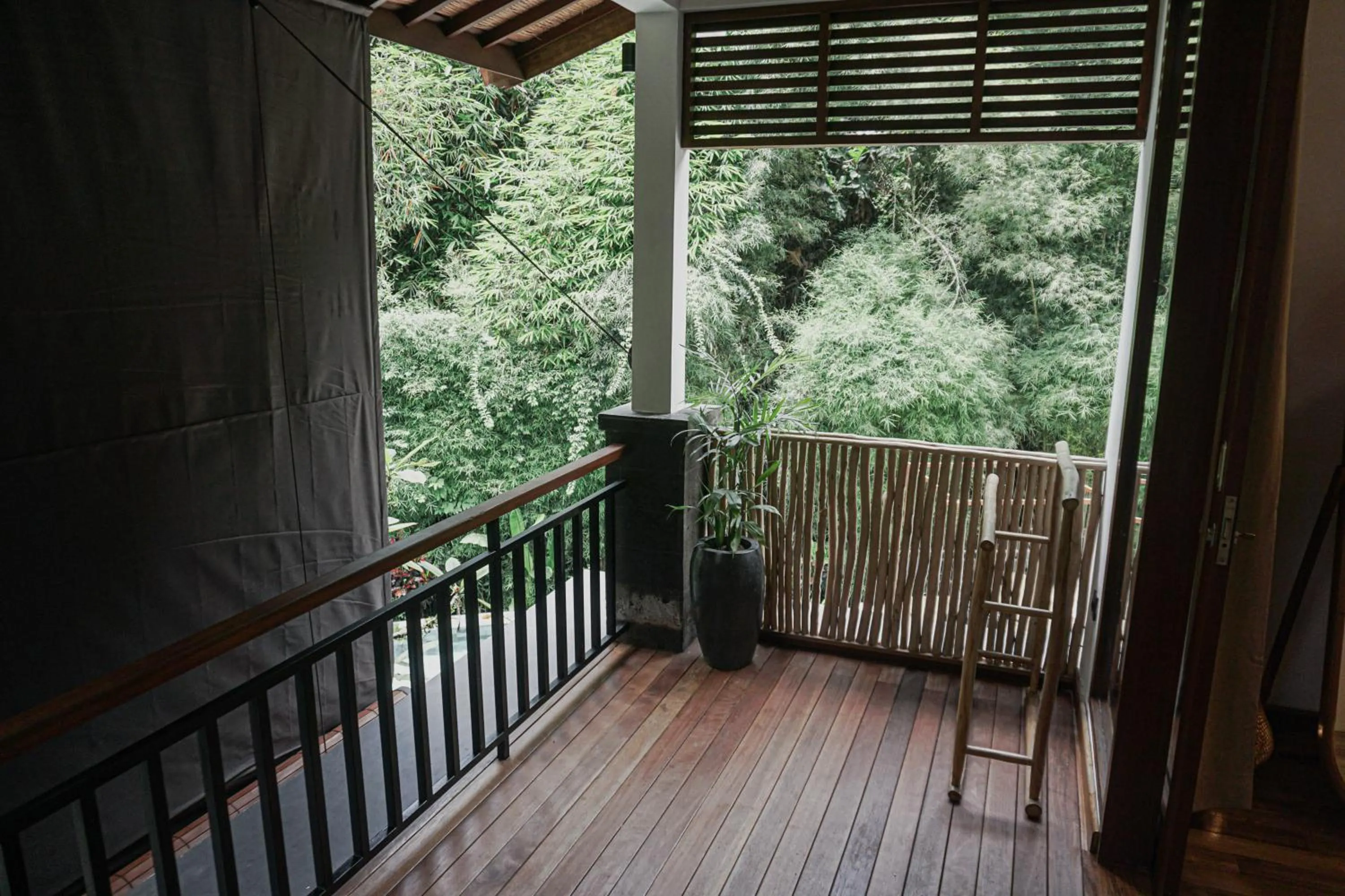 Balcony/Terrace in Jungle Haven Resort Central Ubud