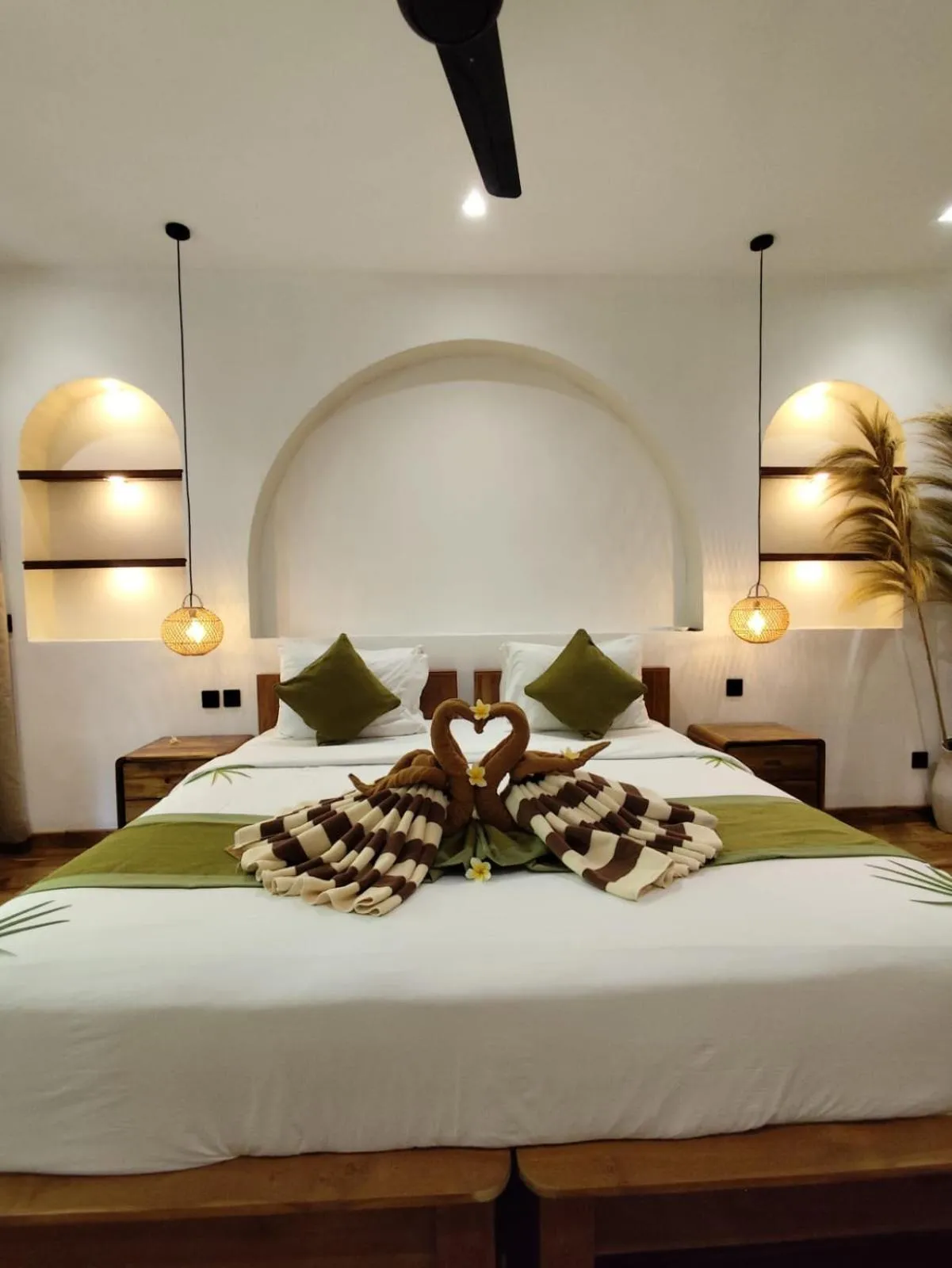 Bed in Jungle Haven Resort Central Ubud