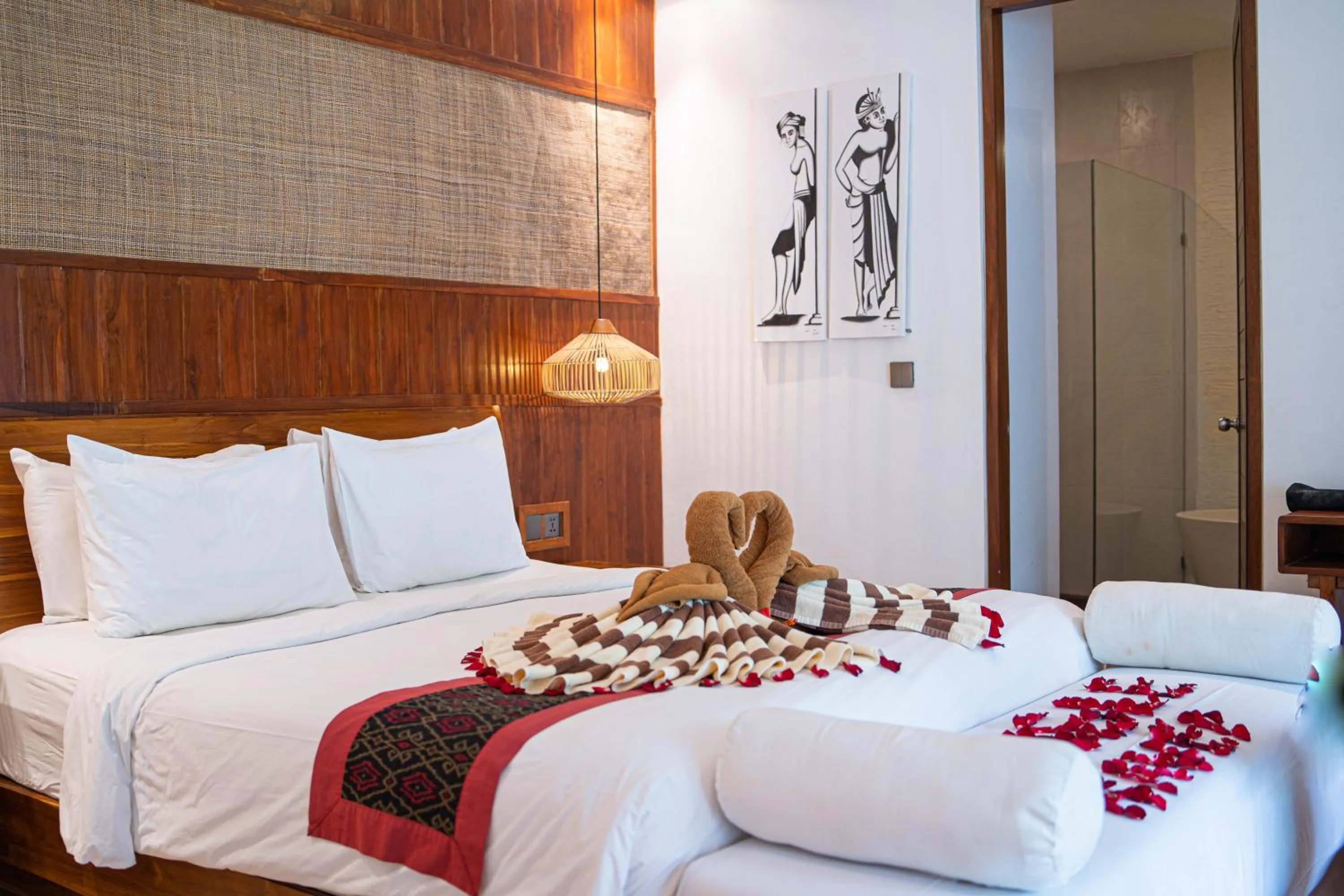 Bedroom, Bed in Jungle Haven Resort Central Ubud