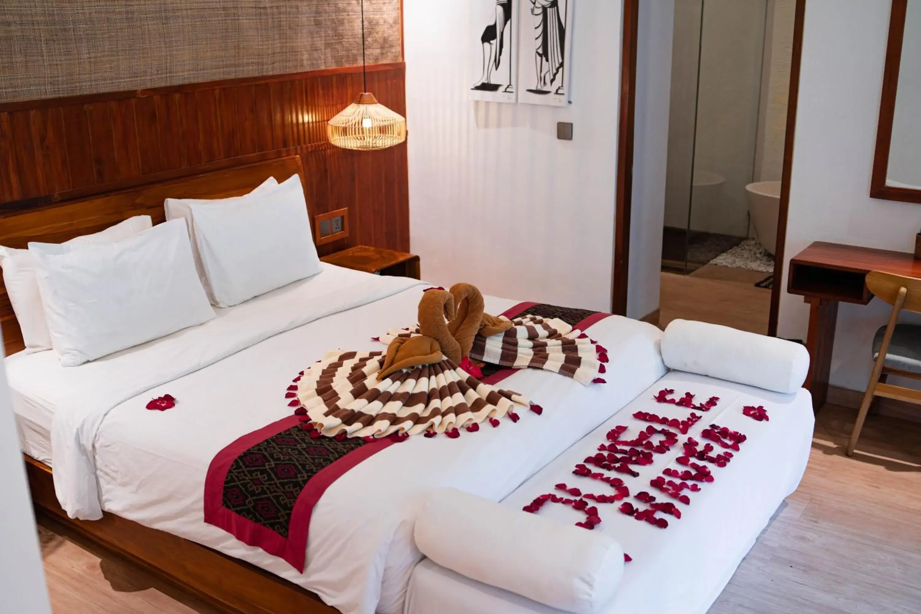 Bedroom, Bed in Jungle Haven Resort Central Ubud Bedroom, Bed in Jungle Haven Resort Central Ubud