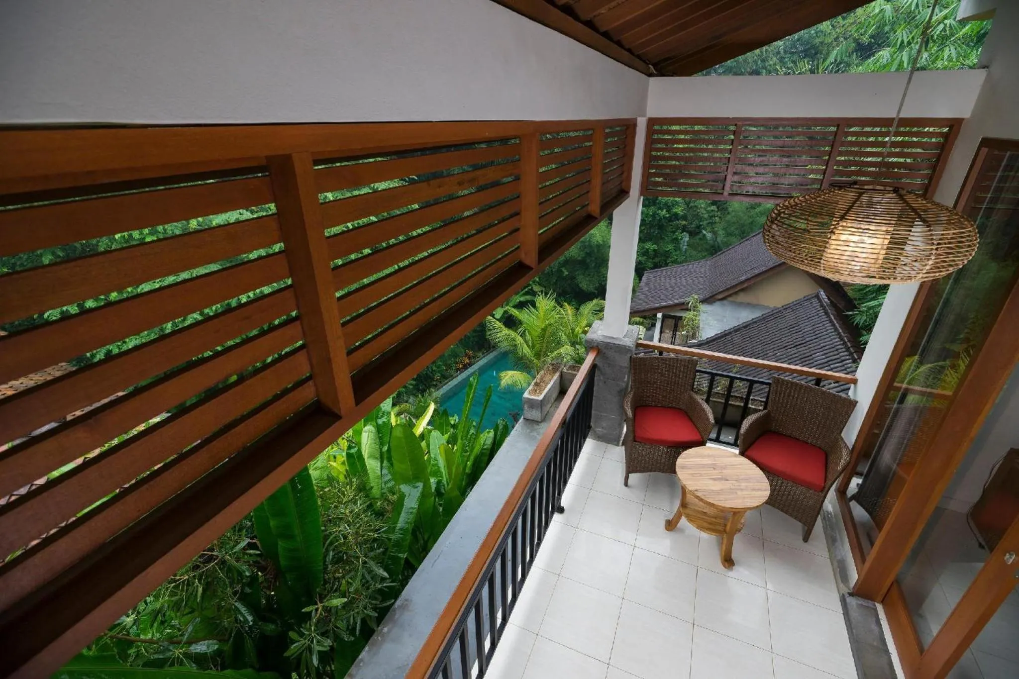 Balcony/Terrace in Jungle Haven Resort Central Ubud