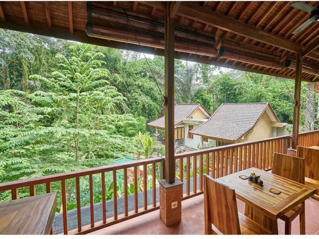 Garden view in Jungle Haven Resort Central Ubud
