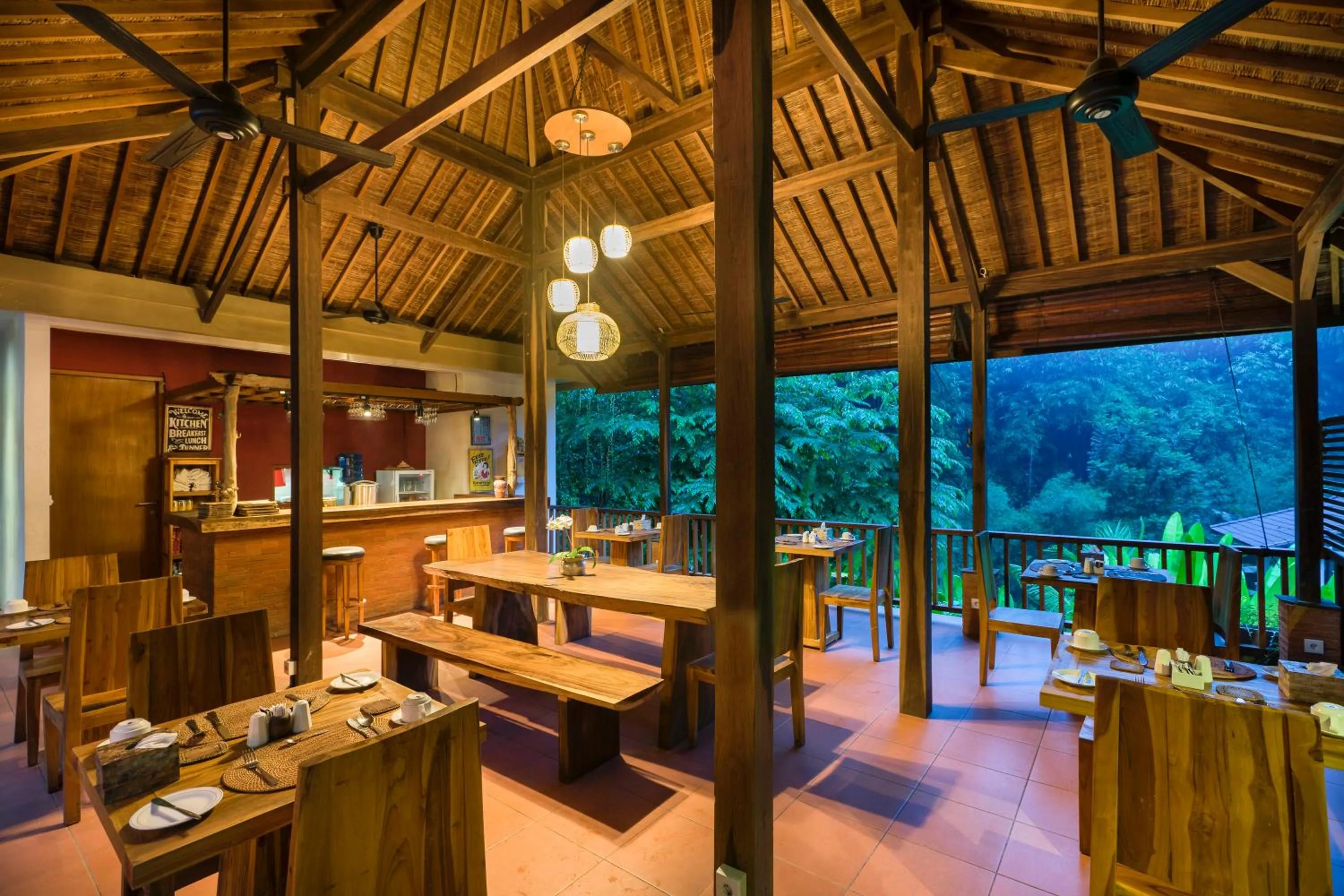 Restaurant/places to eat in Jungle Haven Resort Central Ubud