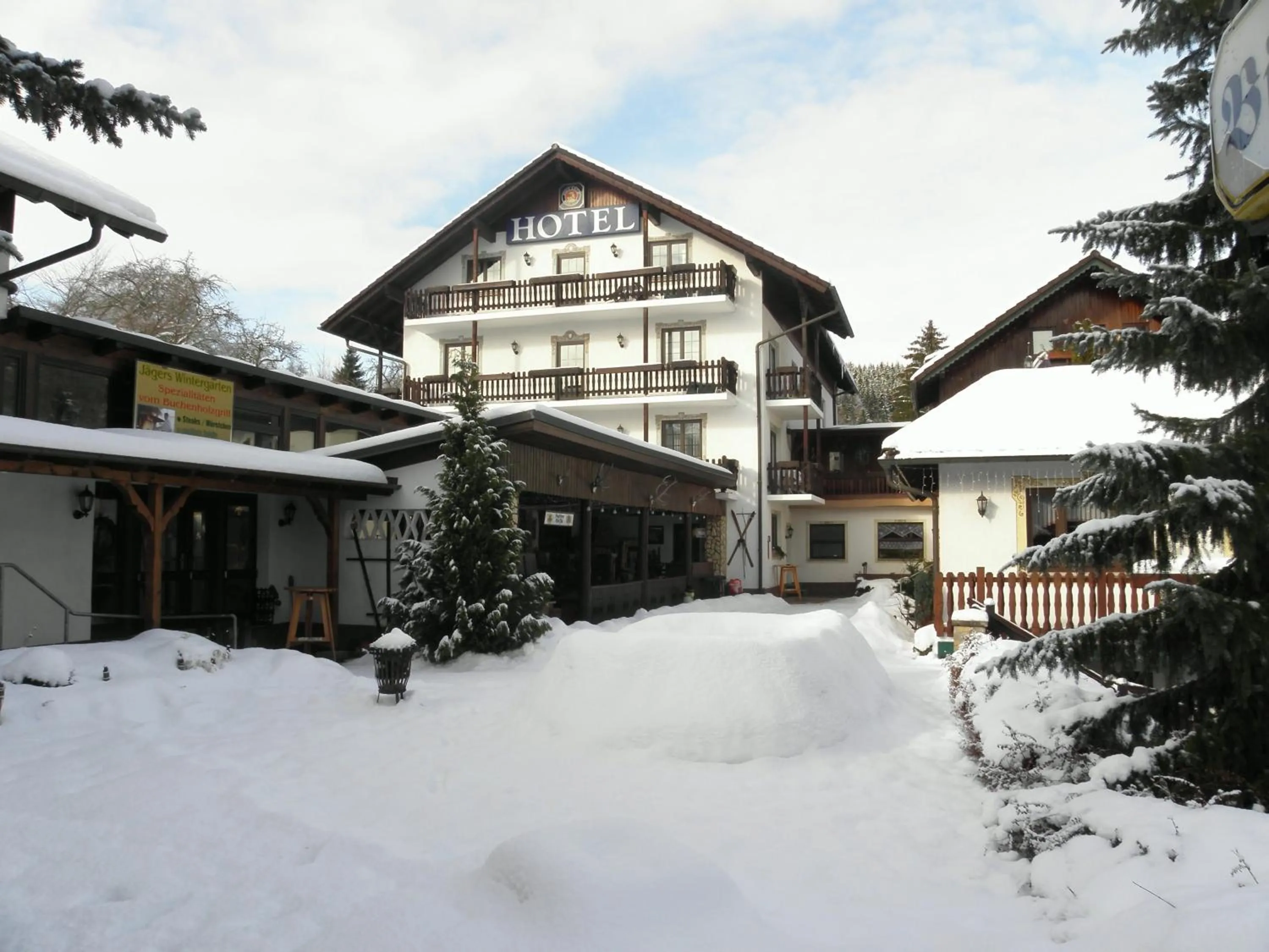 Facade/entrance in Hotel Jägerklause