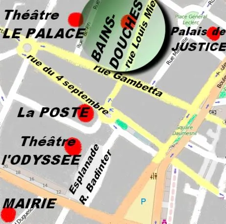 Bird's eye view in Les Bains Douches