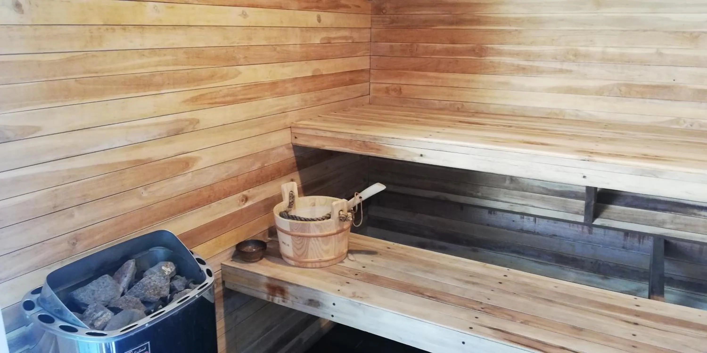 Sauna in Barefeet Naturist Resort
