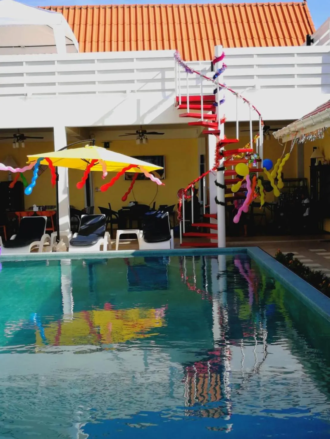 Swimming pool in Barefeet Naturist Resort