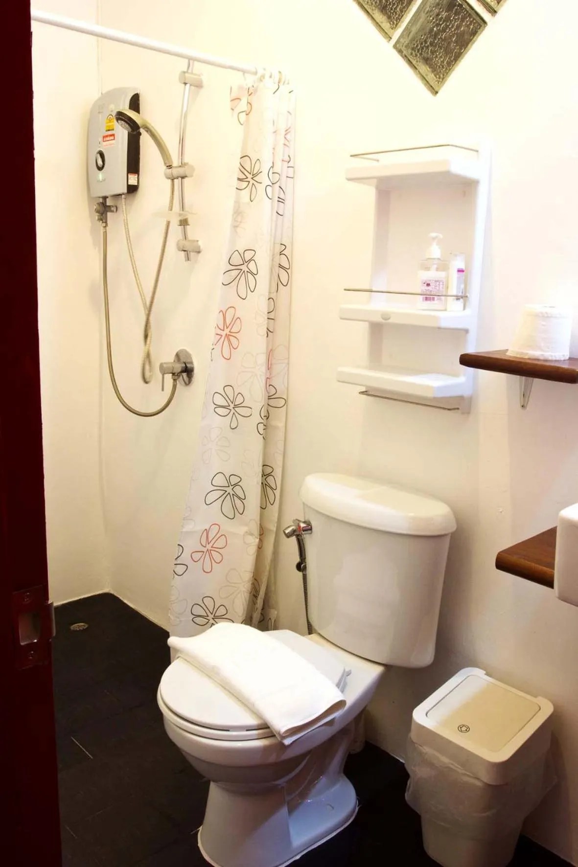 Shower in Barefeet Naturist Resort